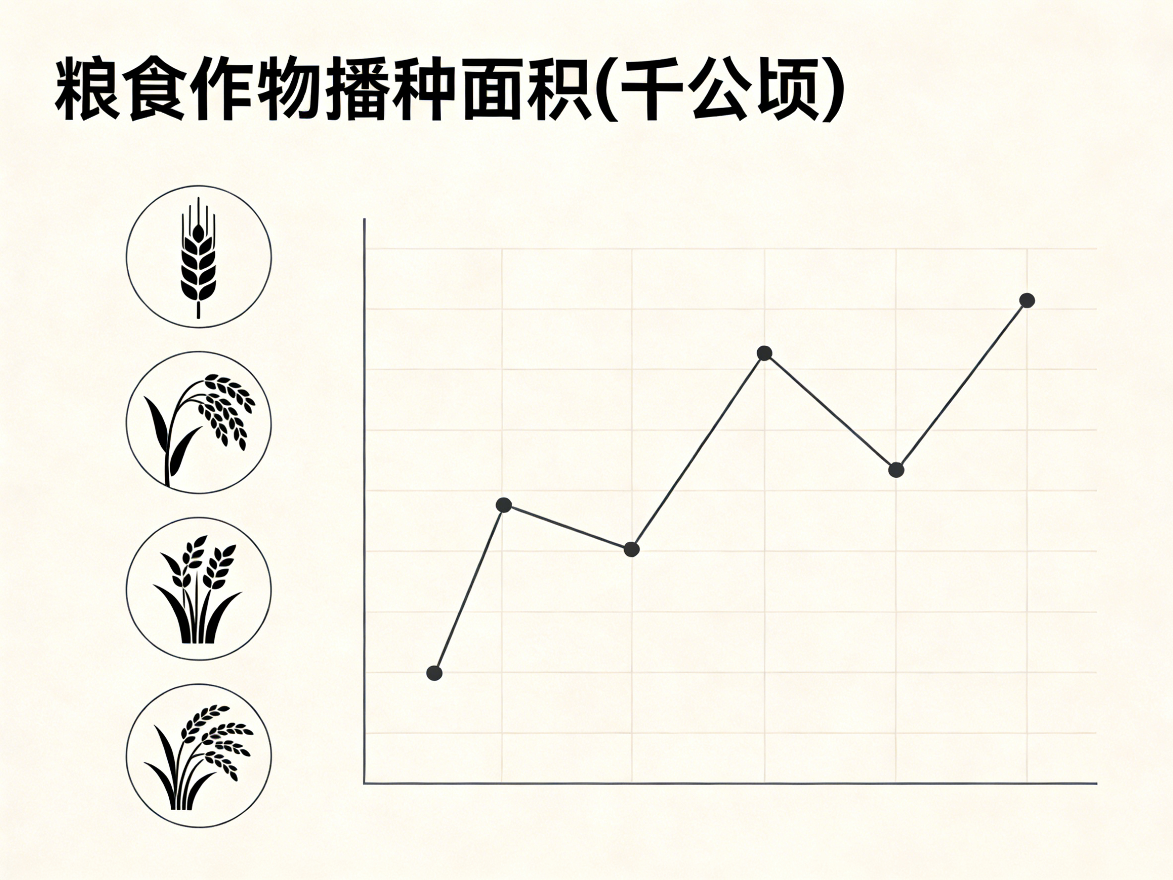 1960年-2024年中国粮食作物播种面积数据集