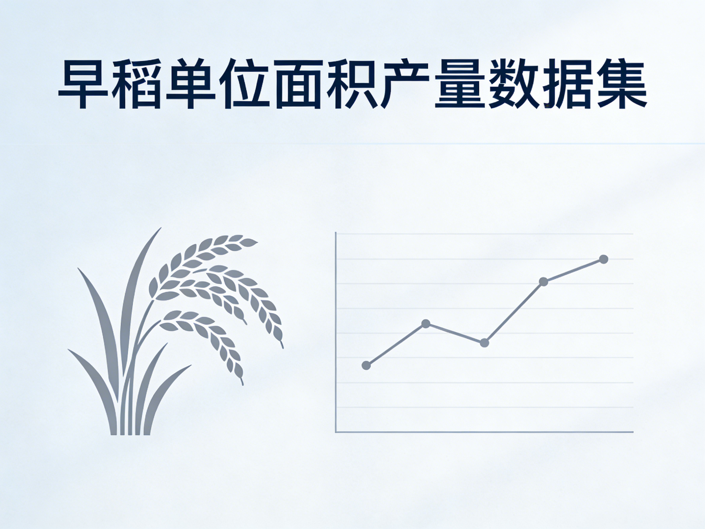 1960年-2022年中国早稻单位面积产量数据集