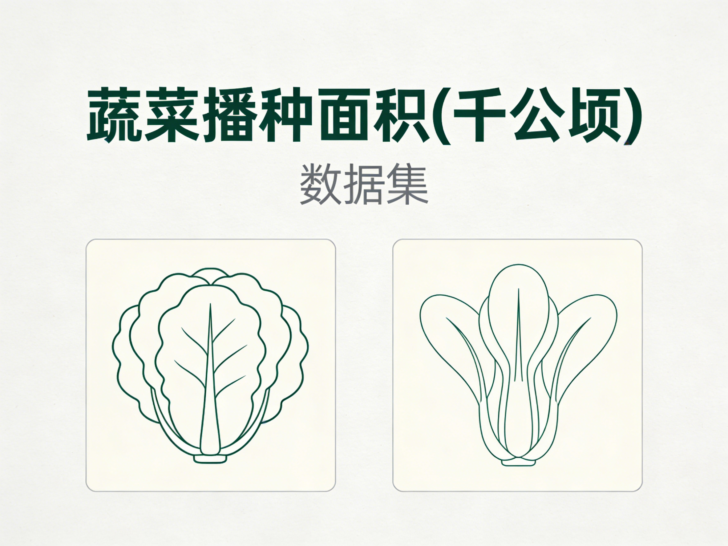 1978年-2024年中国蔬菜播种面积数据集