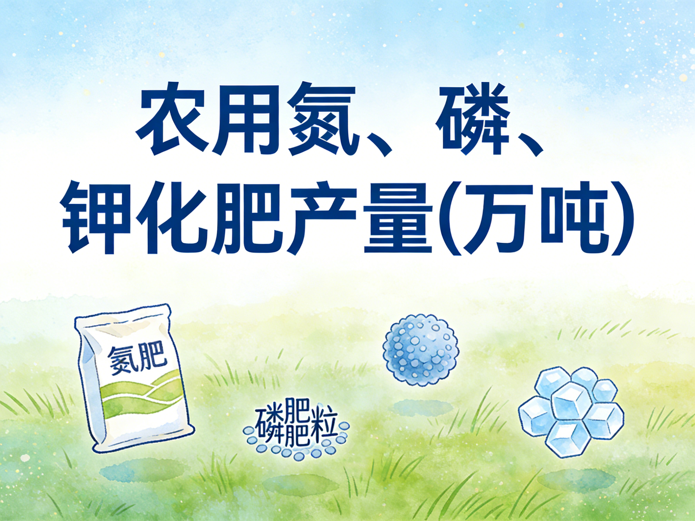 1978年-2024年中国农用氮、磷、钾化肥产量数据集