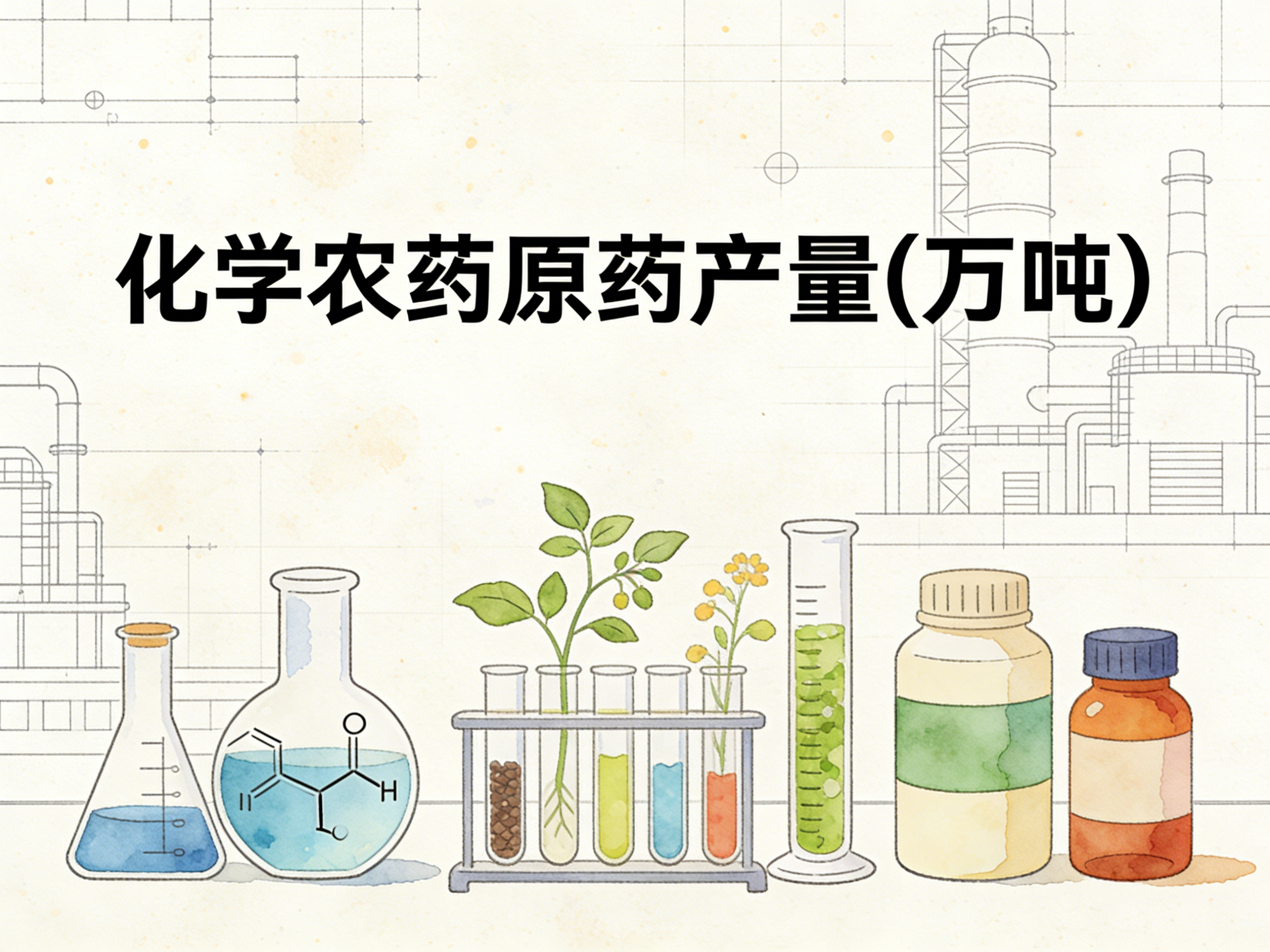 1978年-2024年中国化学农药原药产量数据集