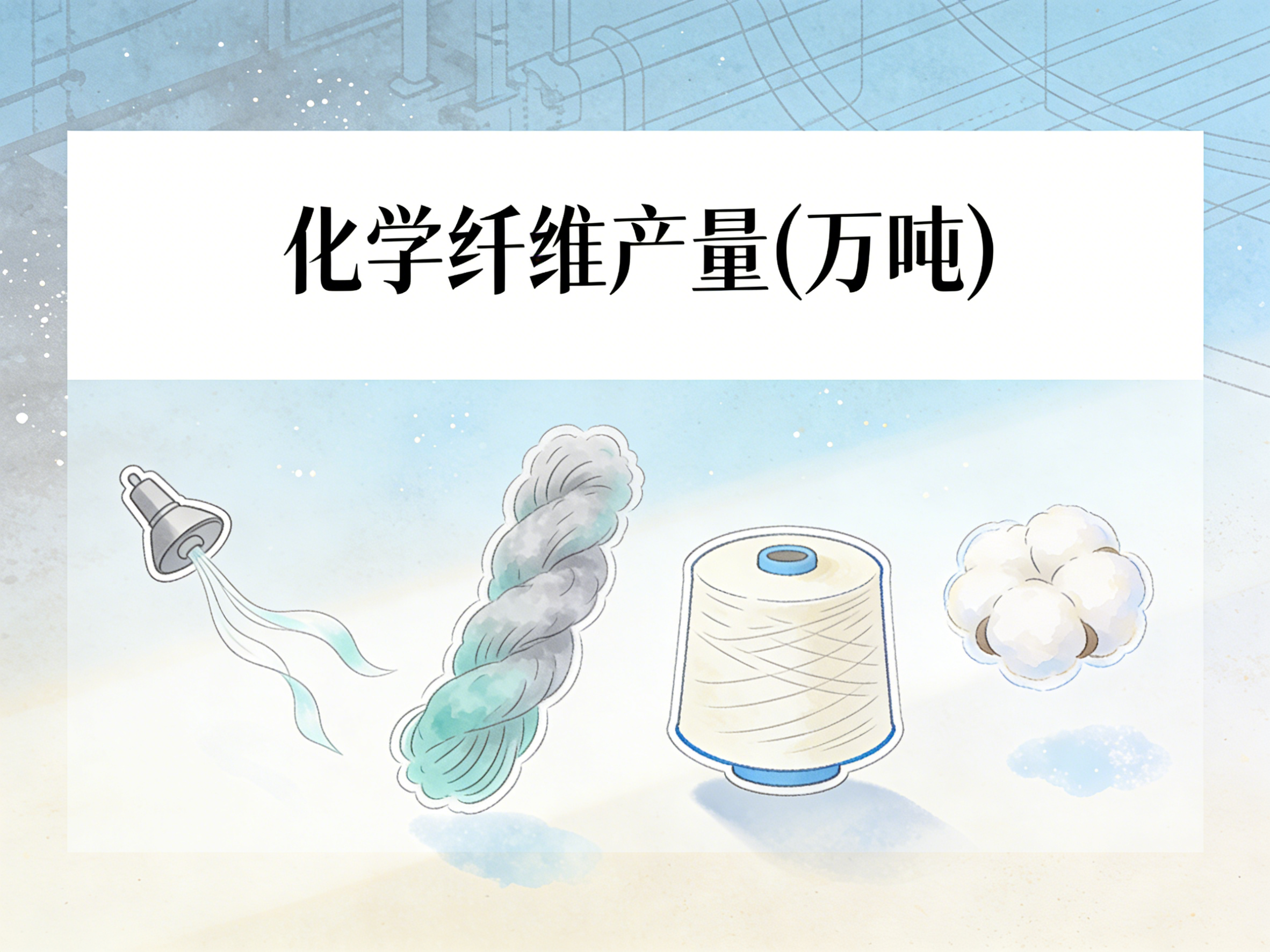 1978年-2024年中国化学纤维产量数据集