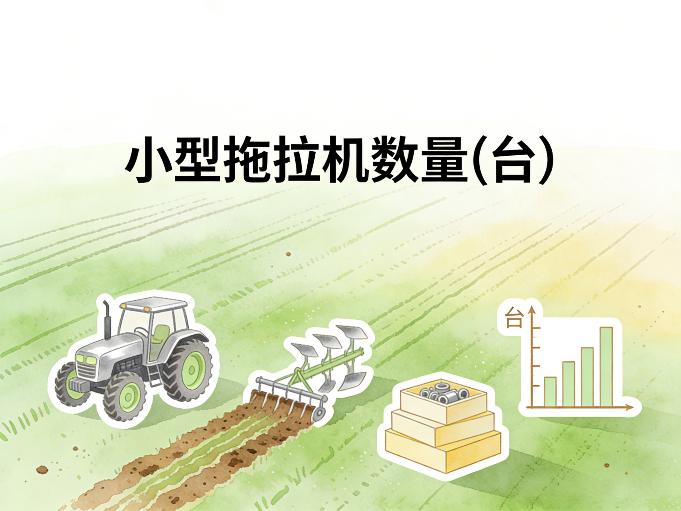 1978年-2024年中国小型拖拉机数量数据集