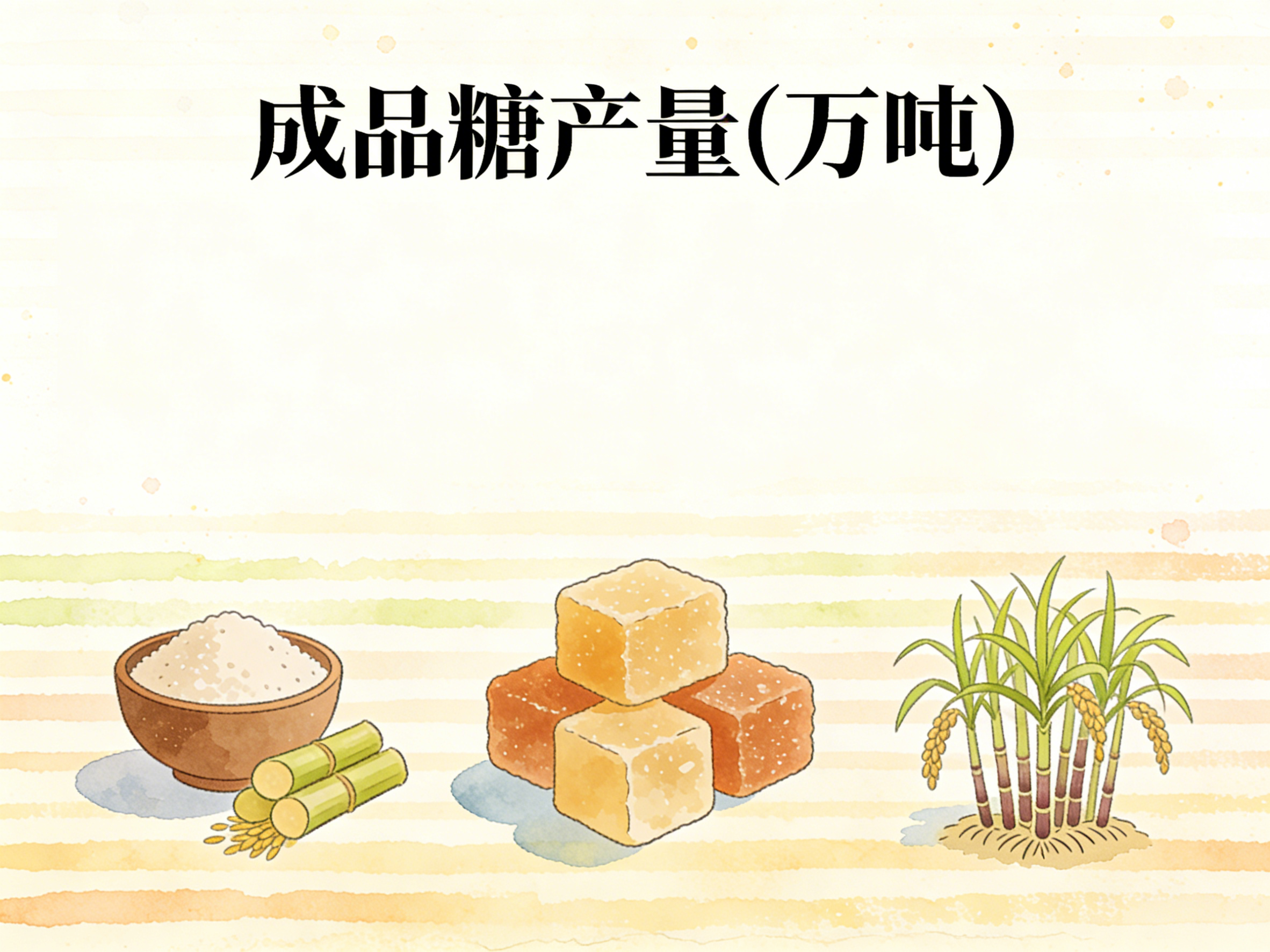 1978年-2024年中国成品糖产量数据集