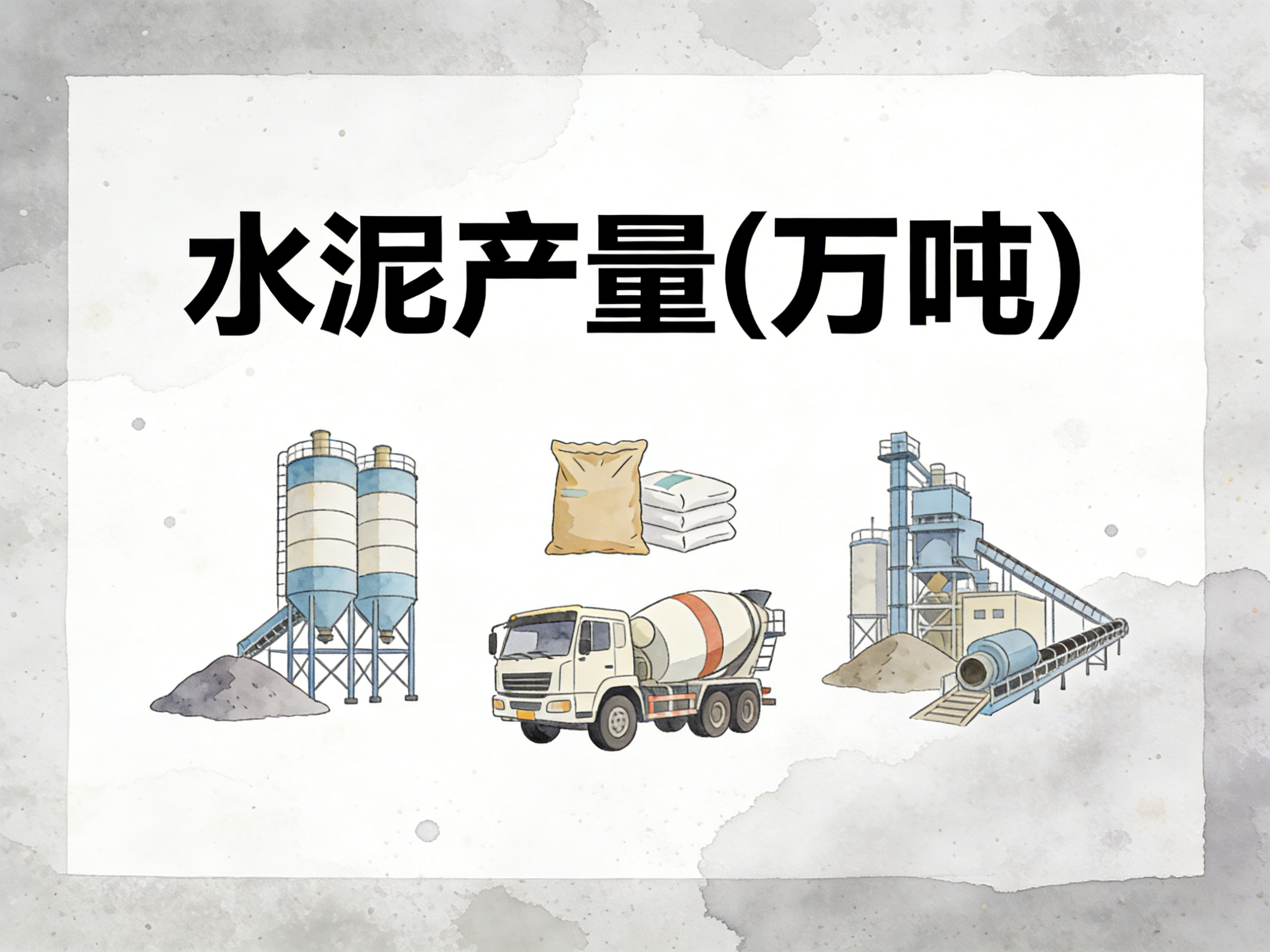 1978年-2024年中国水泥产量数据集