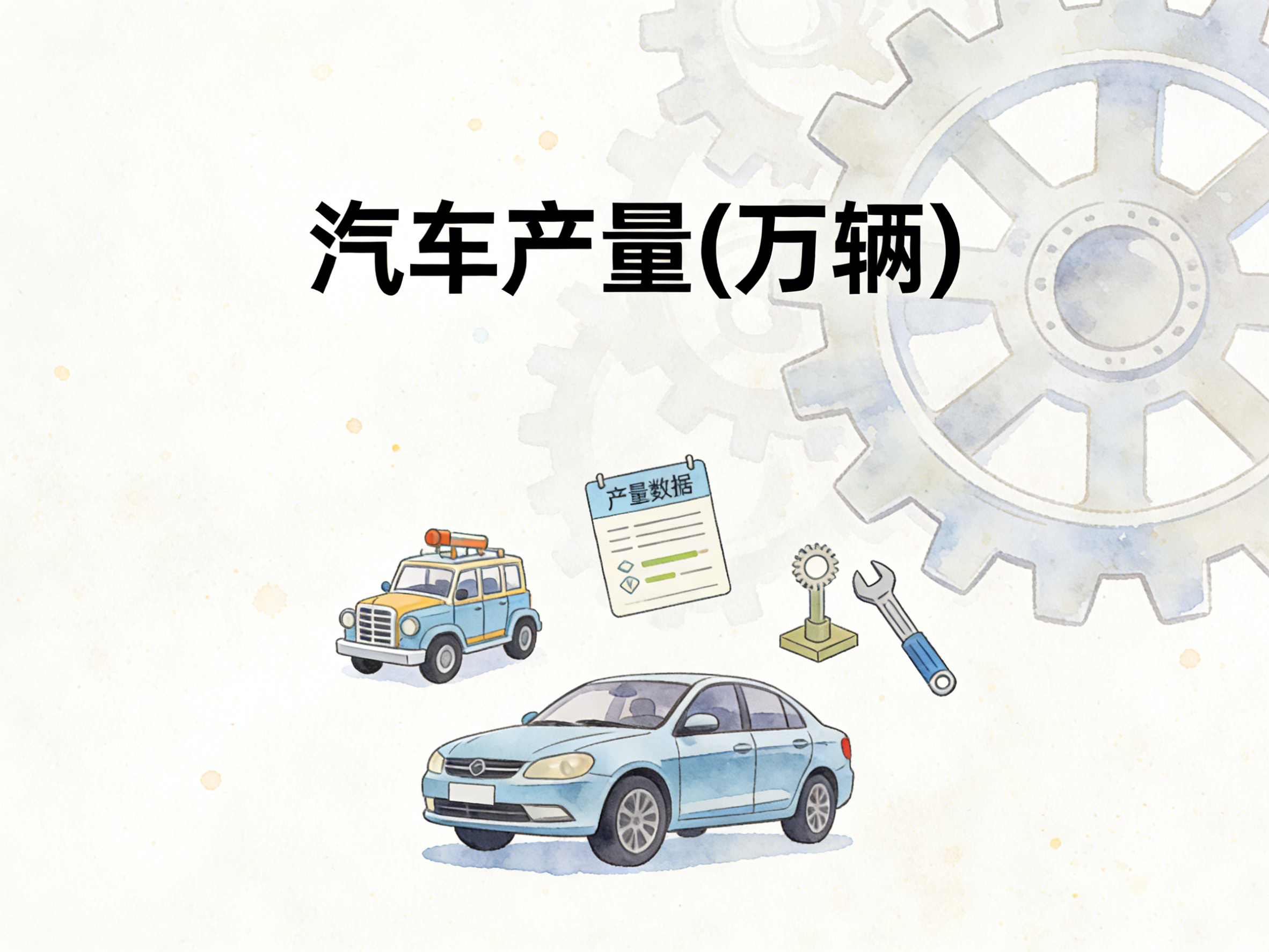 1978年-2024年中国汽车产量数据集