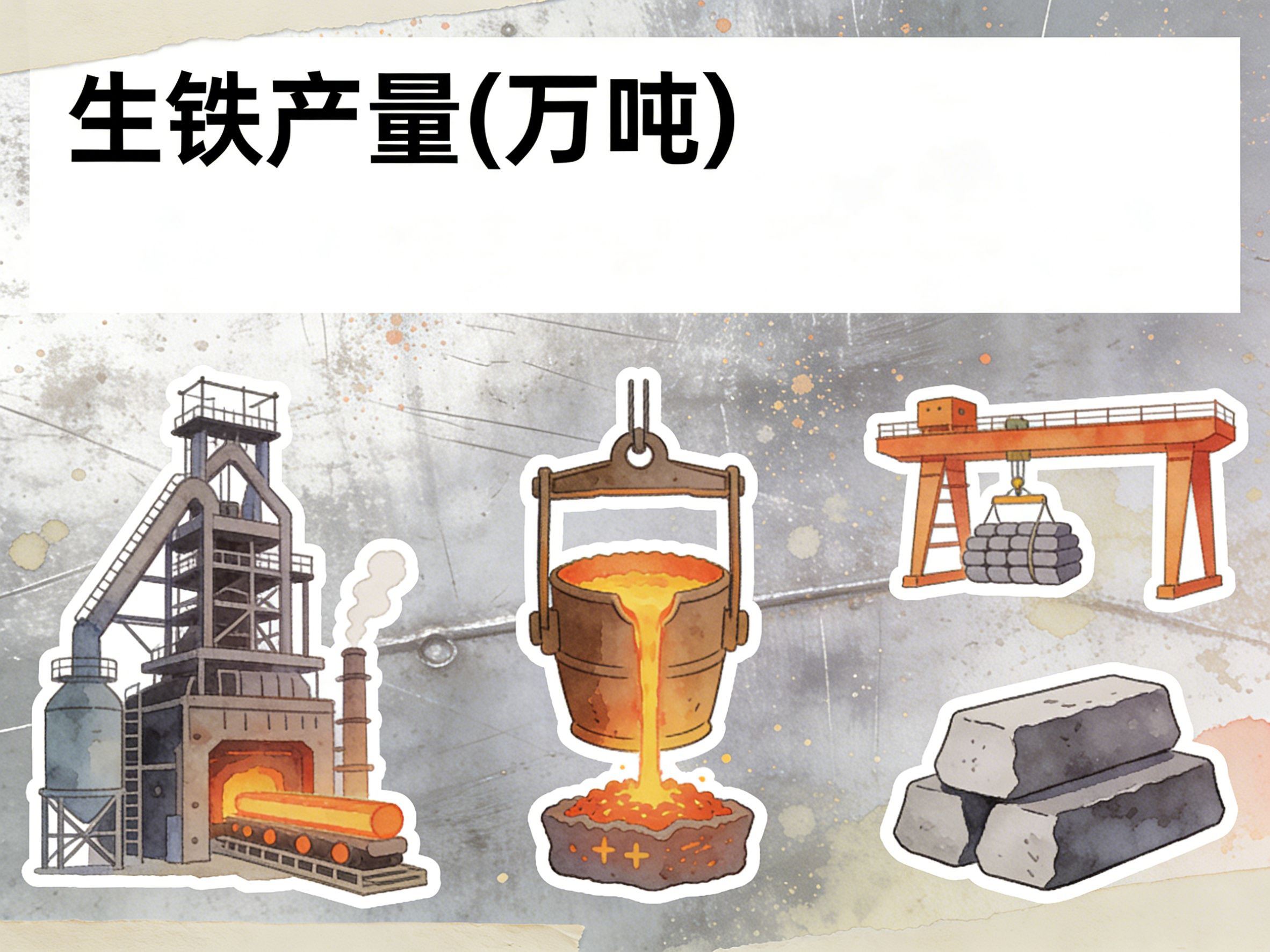 1978年-2024年中国生铁产量数据集