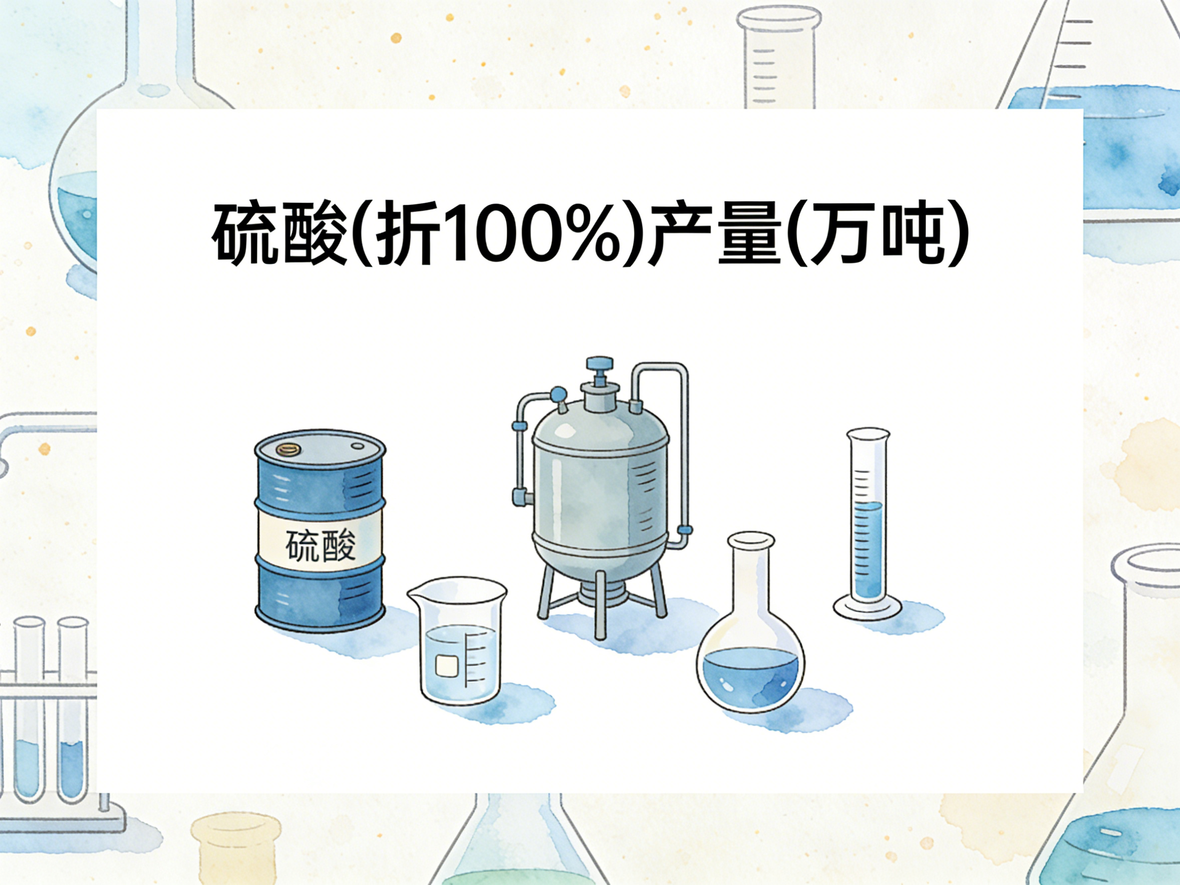 1978年-2024年中国硫酸产量数据集