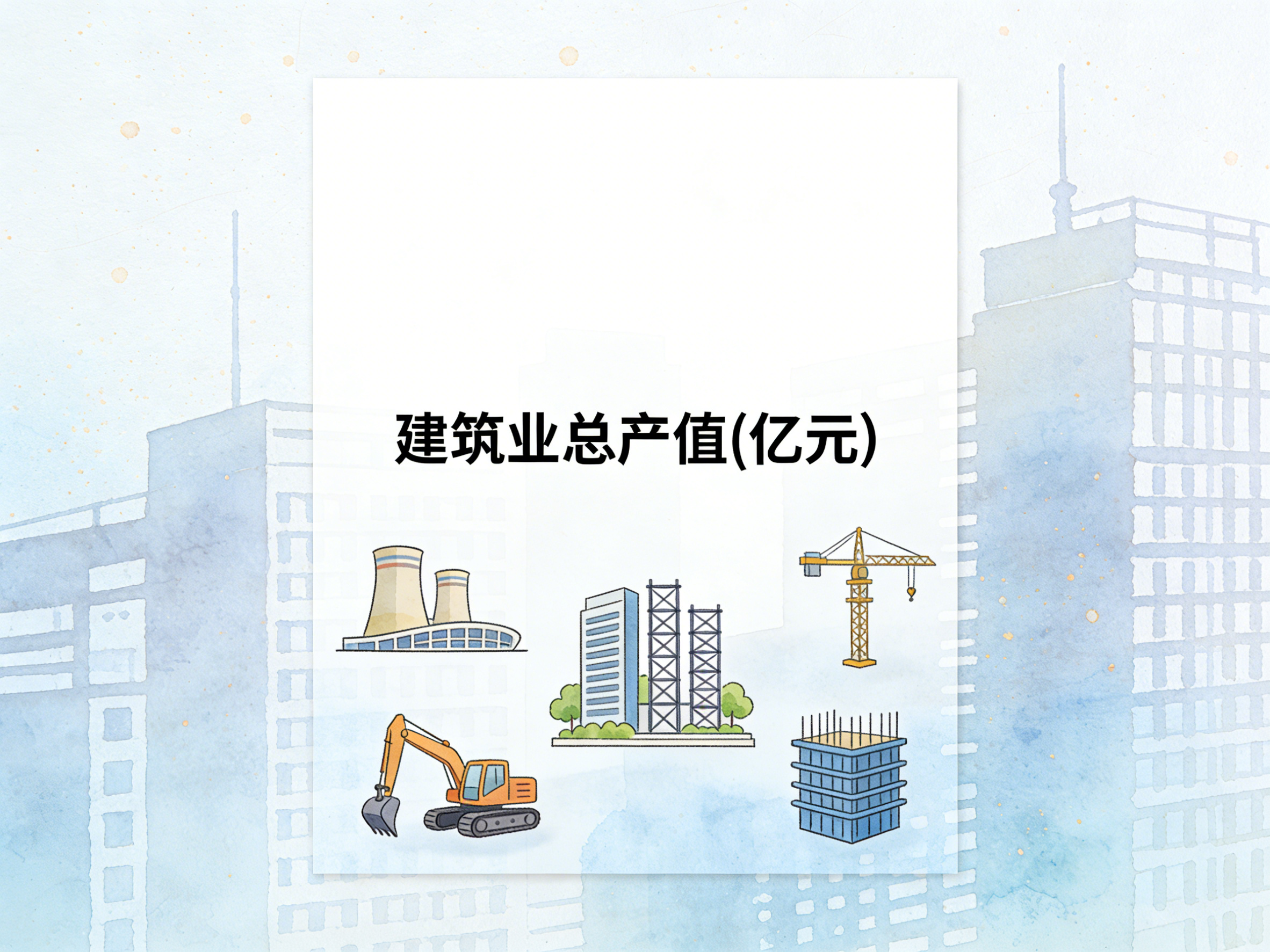1978年-2024年中国建筑业总产值数据集
