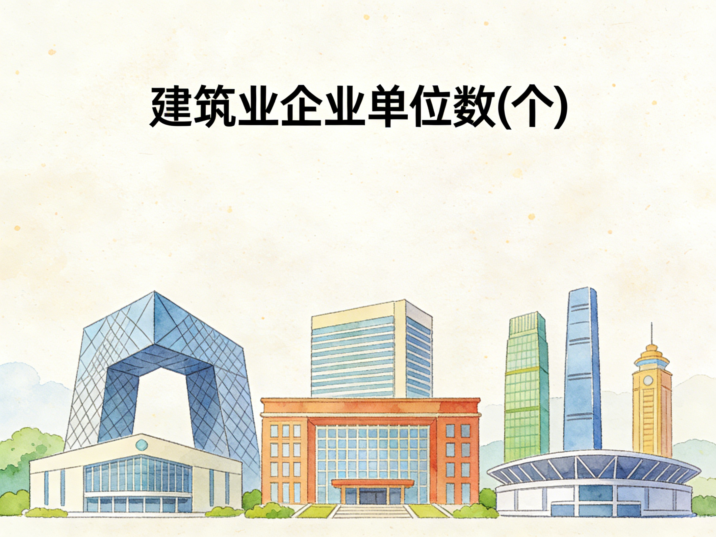 1978年-2024年中国建筑业企业单位数数据集