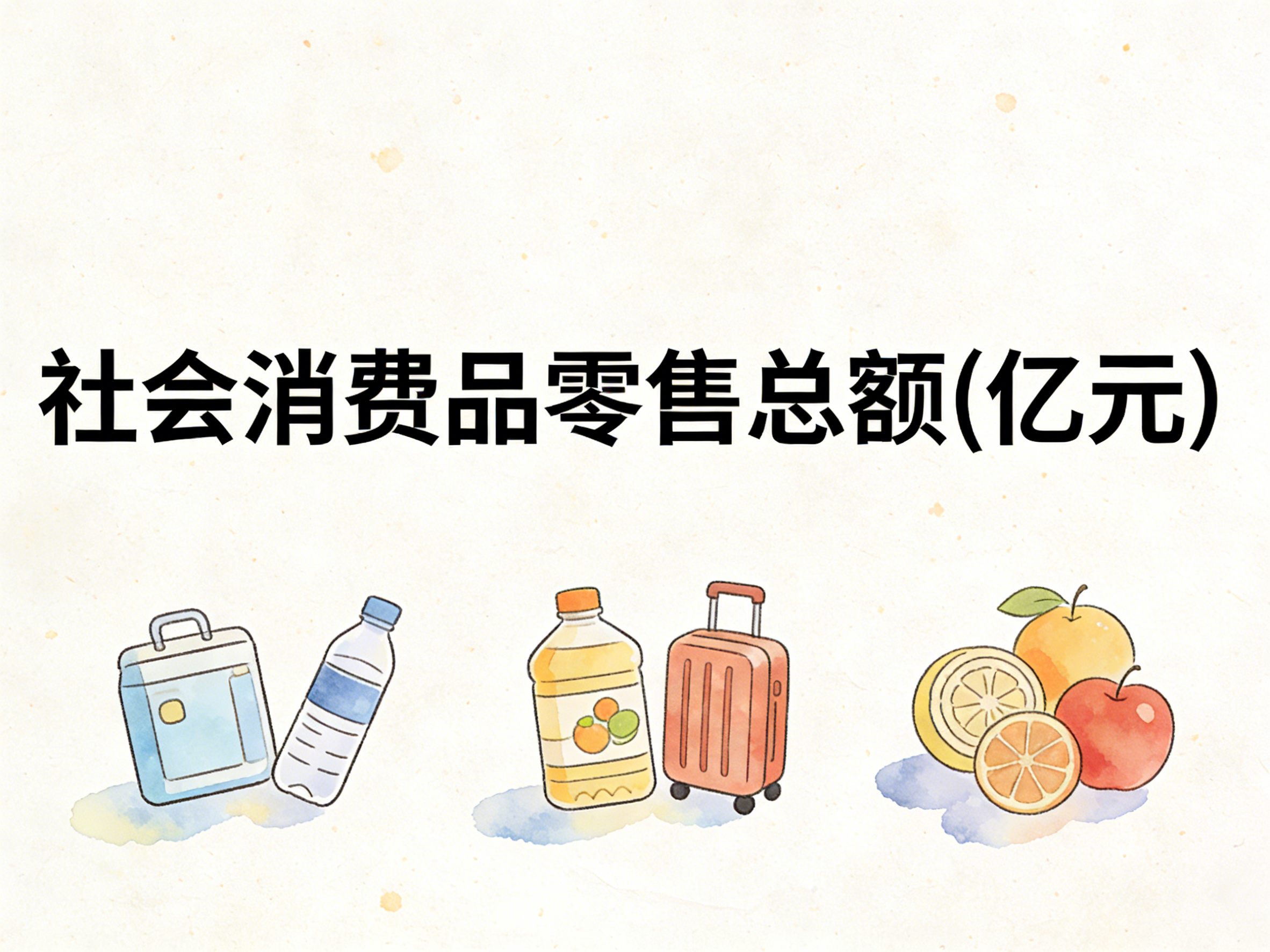 1978年-2024年中国社会消费品零售总额数据集