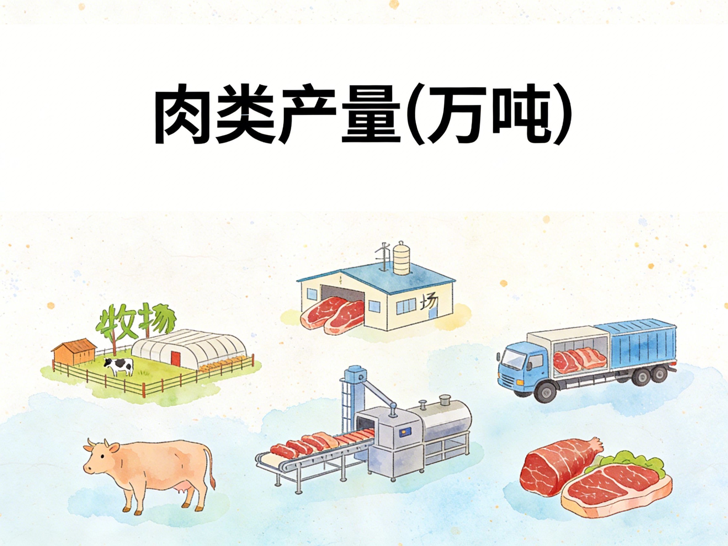 1979年-2024年中国肉类产量数据集