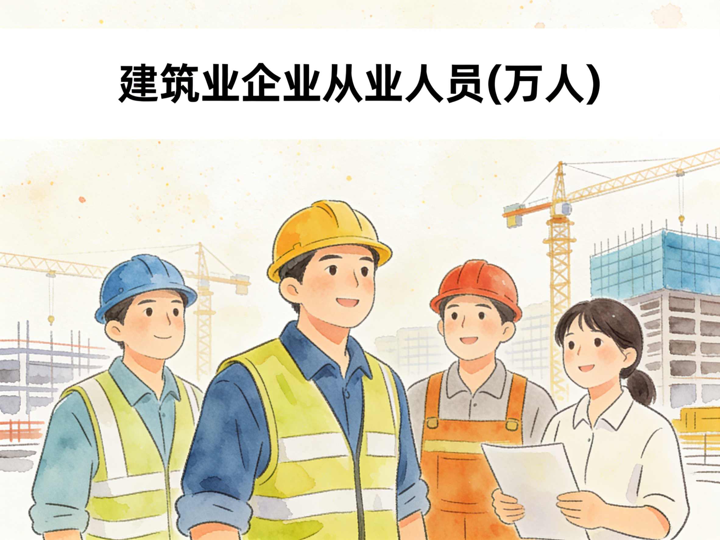 1978年-2023年中国建筑业企业从业人员数据集