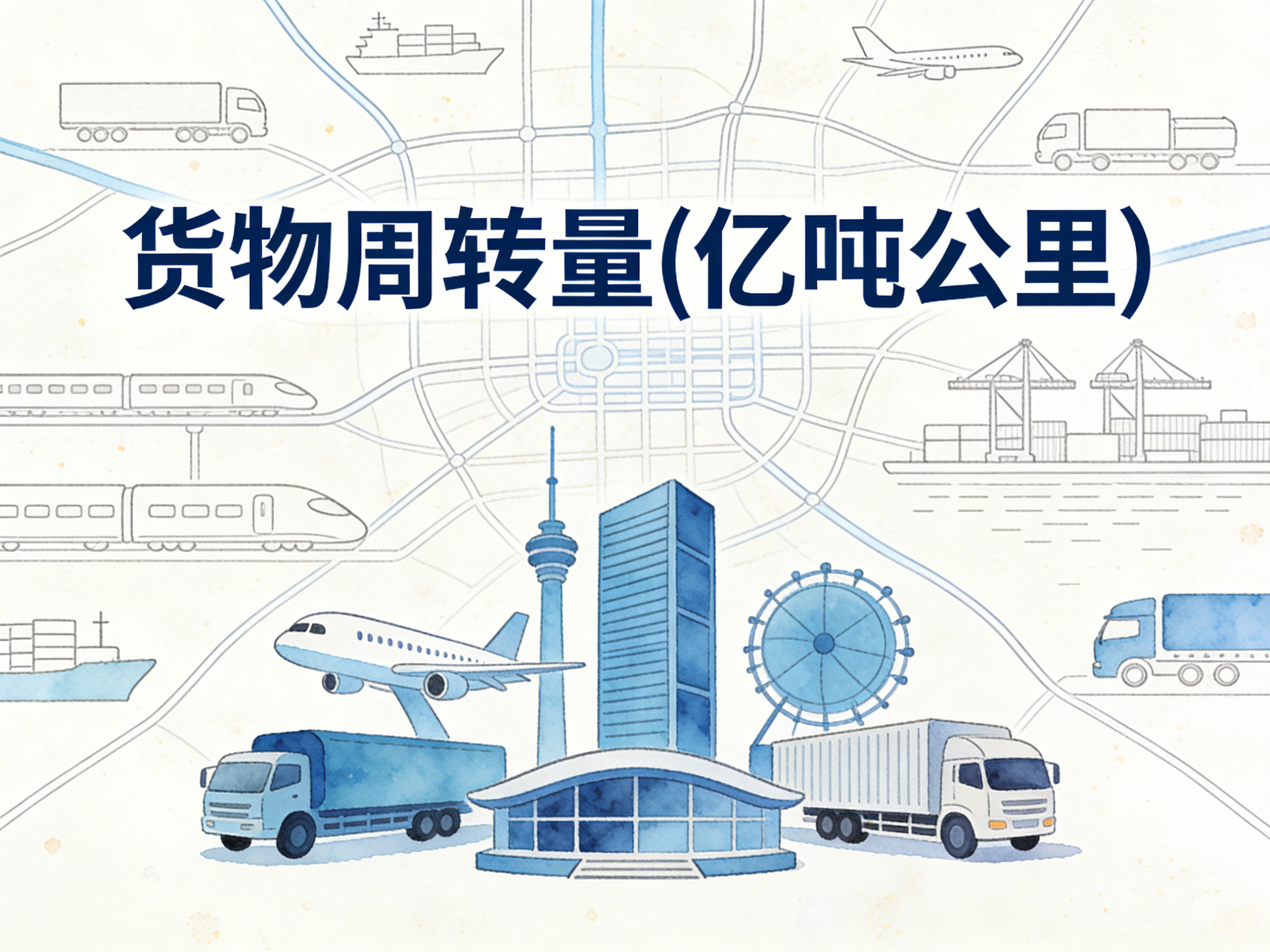 1979年-2024年中国货物周转量数据集