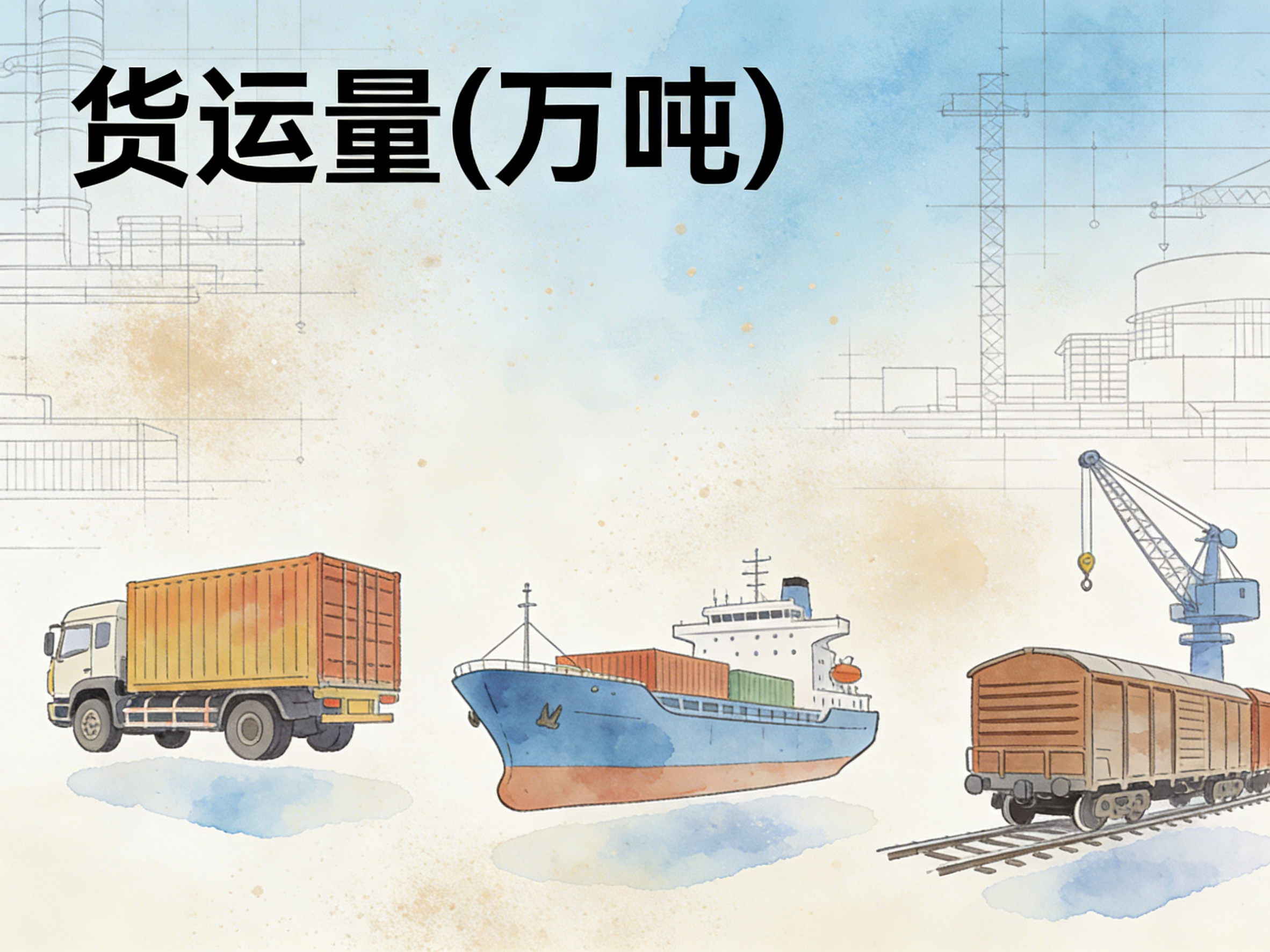 1979年-2024年中国货运量数据集