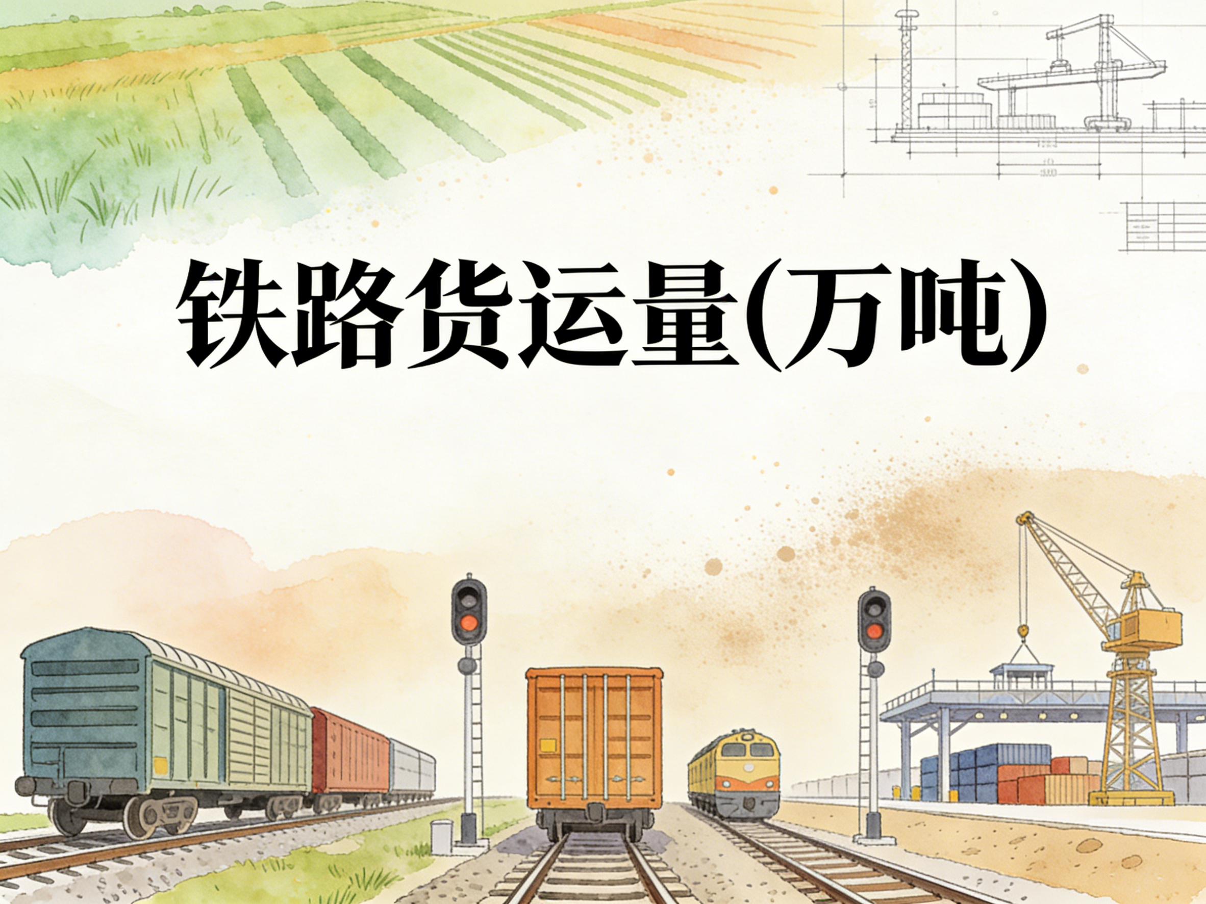 1979年-2024年中国铁路货运量数据集