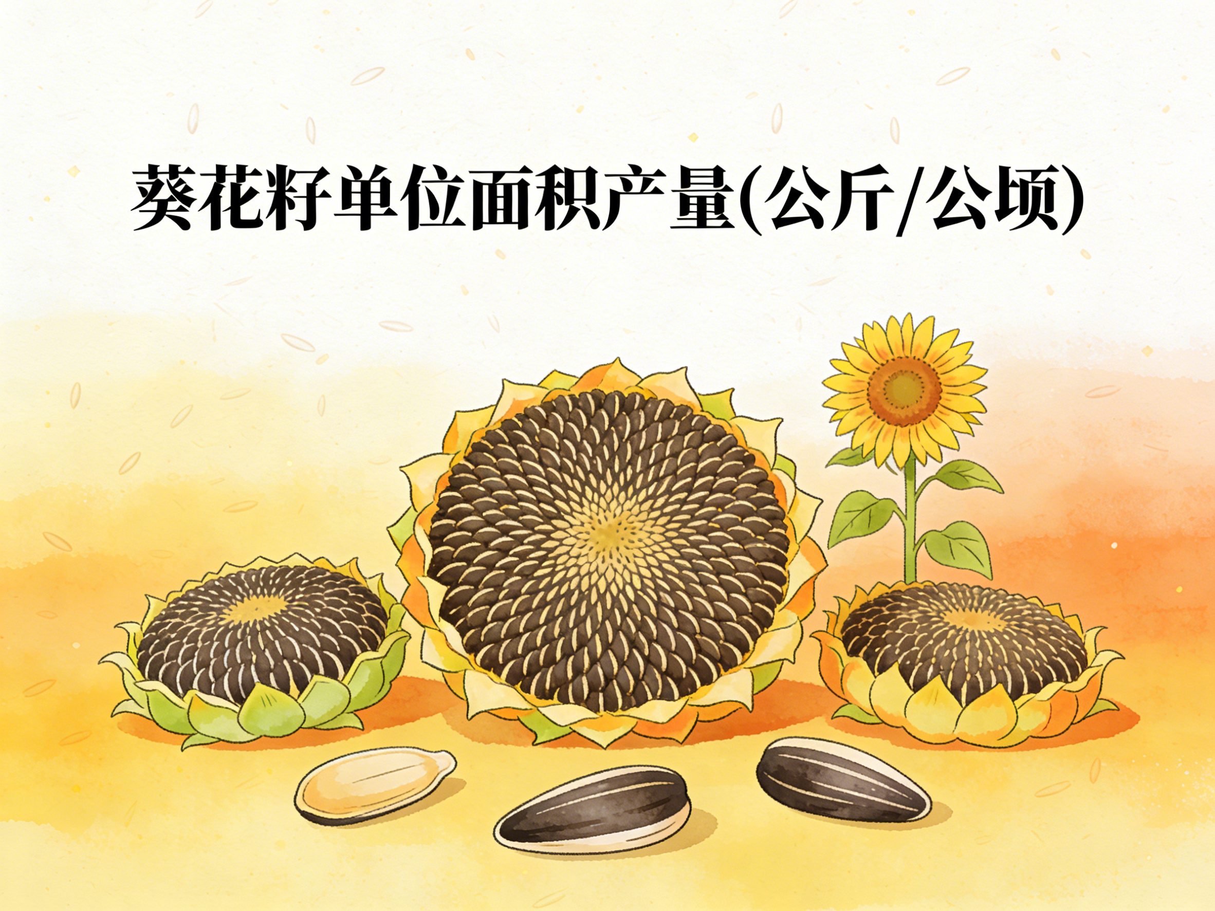 1978年-2022年中国葵花籽单位面积产量数据集