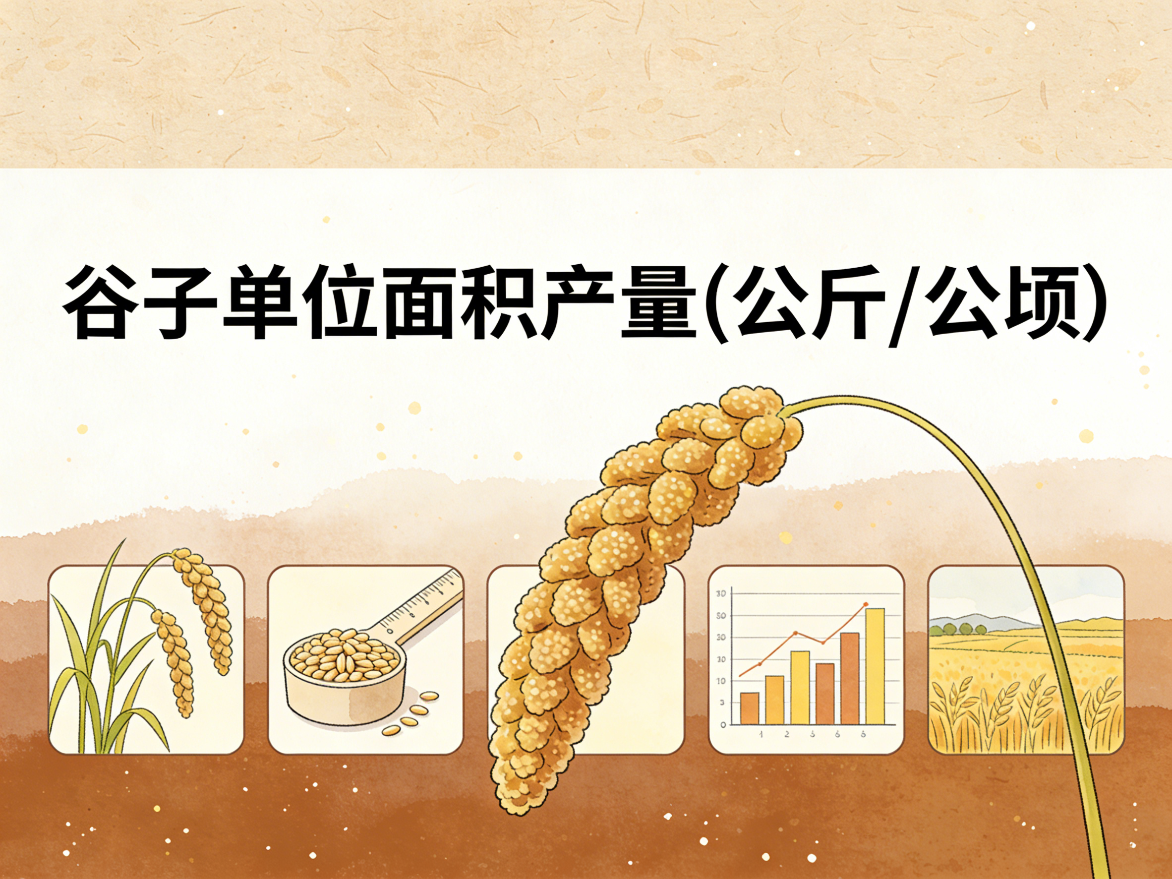 1978年-2022年中国谷子单位面积产量数据集