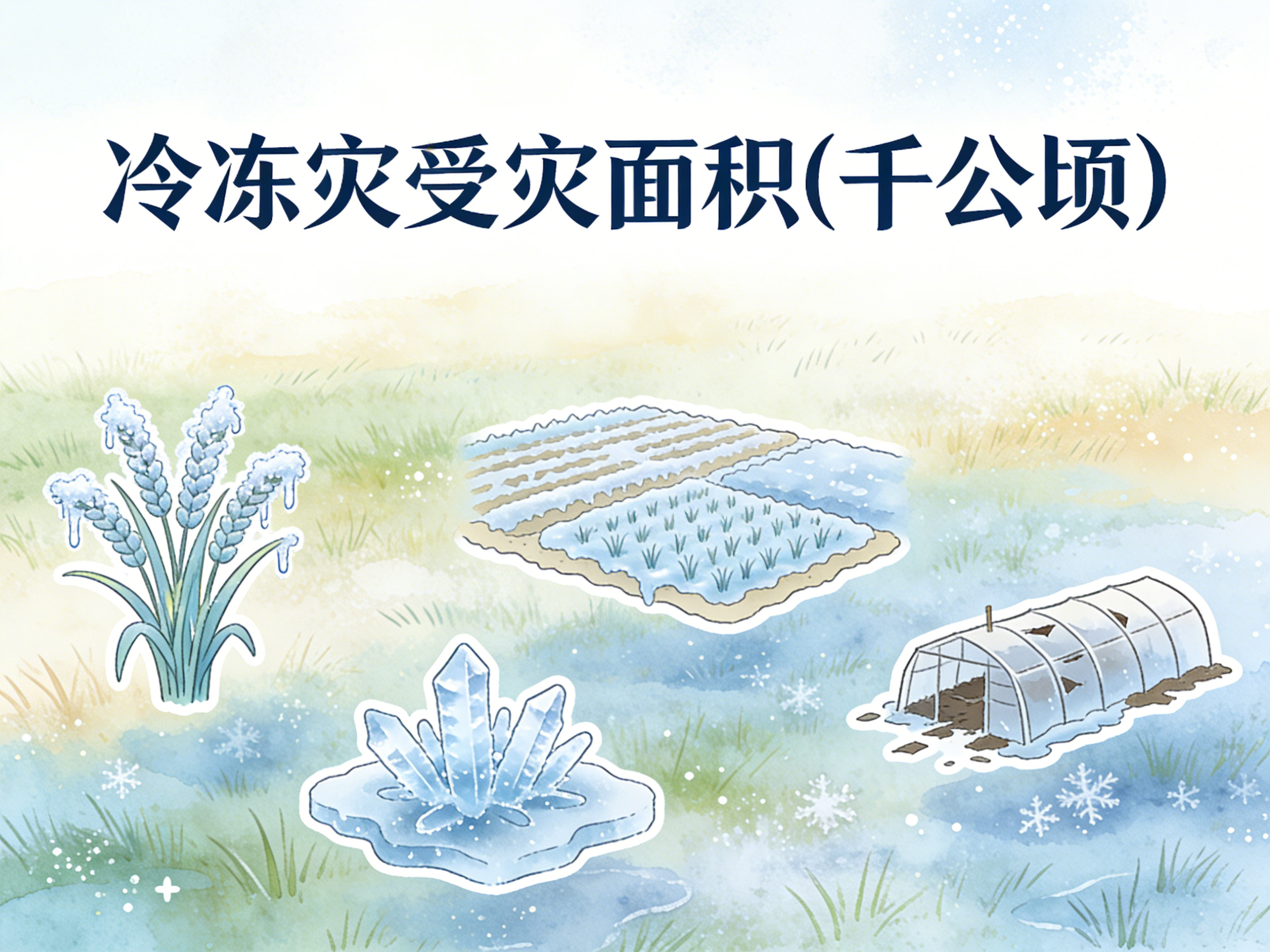 1978年-2022年中国冷冻灾受灾面积数据集