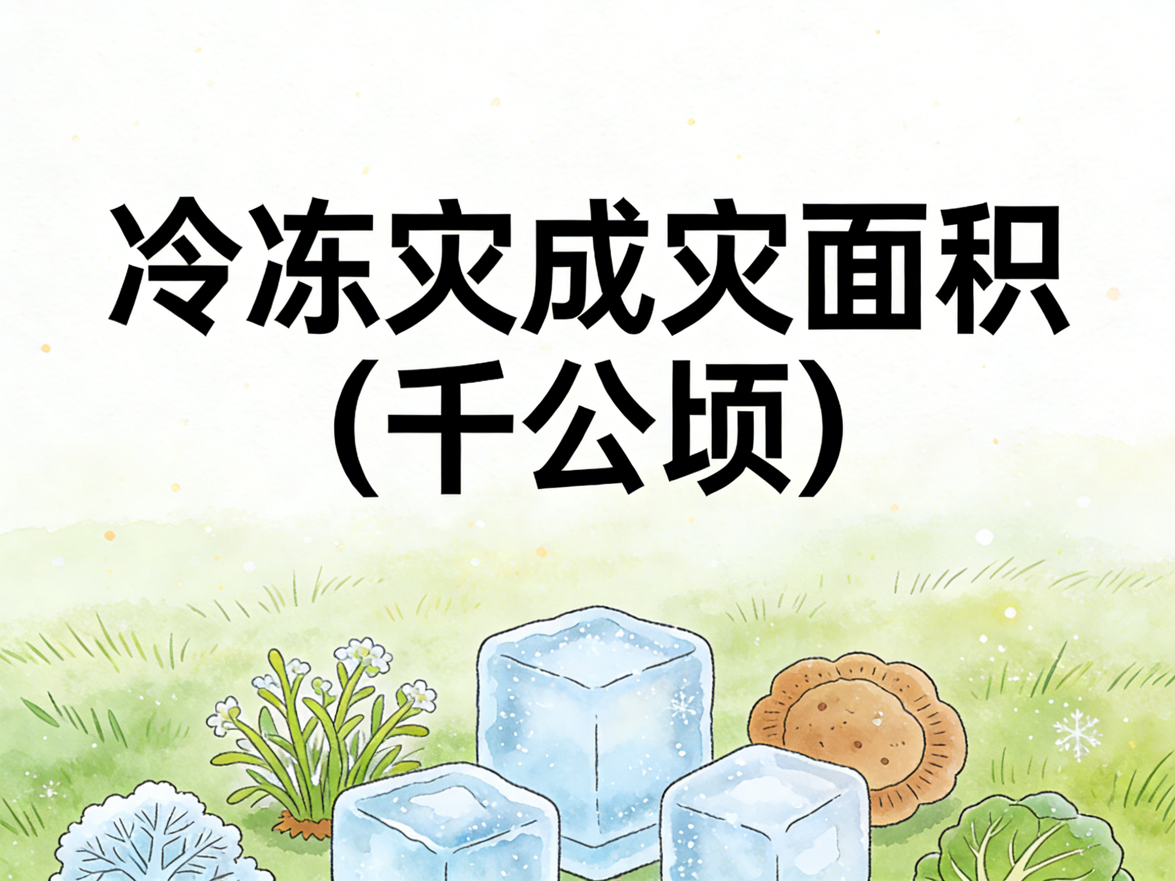 1978年-2022年中国冷冻灾成灾面积数据集