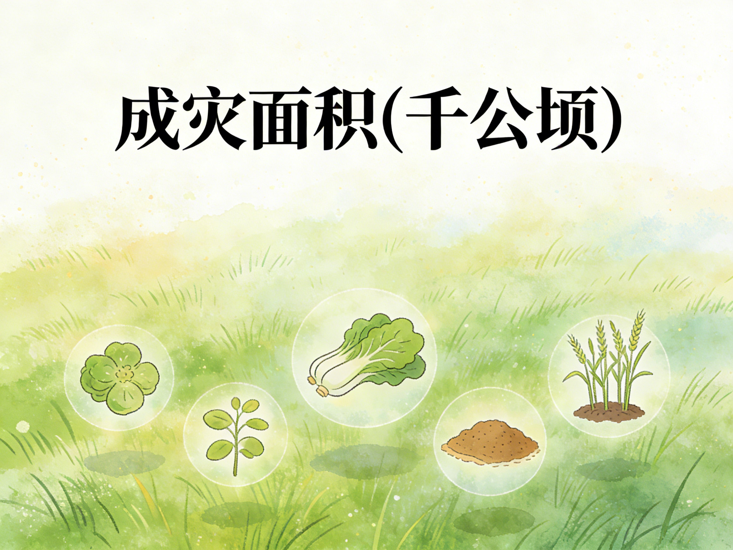 1978年-2022年中国成灾面积数据集