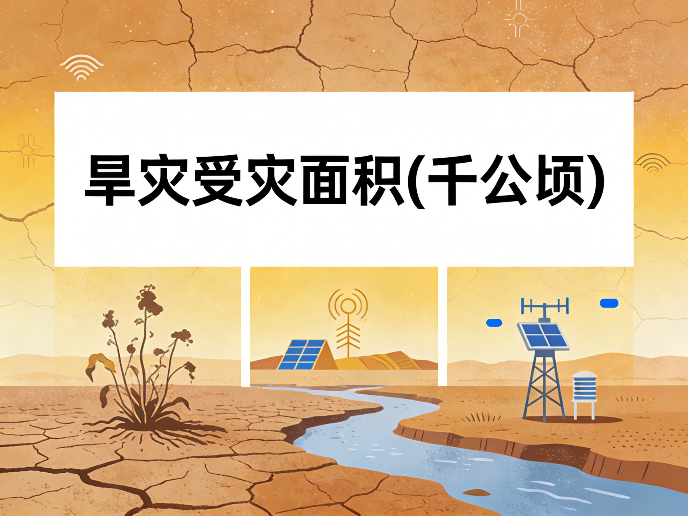 1978年-2024年中国旱灾受灾面积数据集