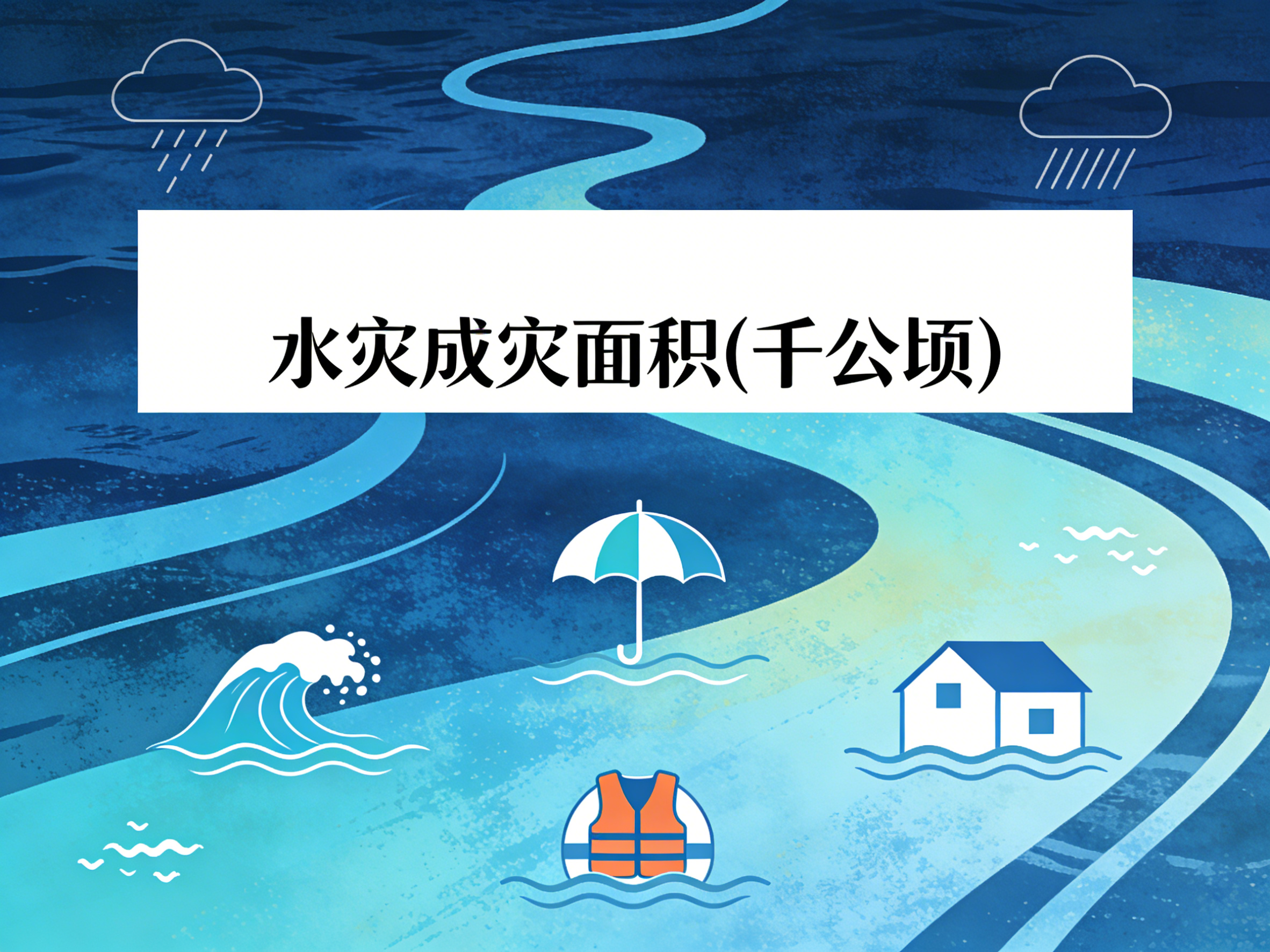 1978年-2022年中国水灾成灾面积数据集