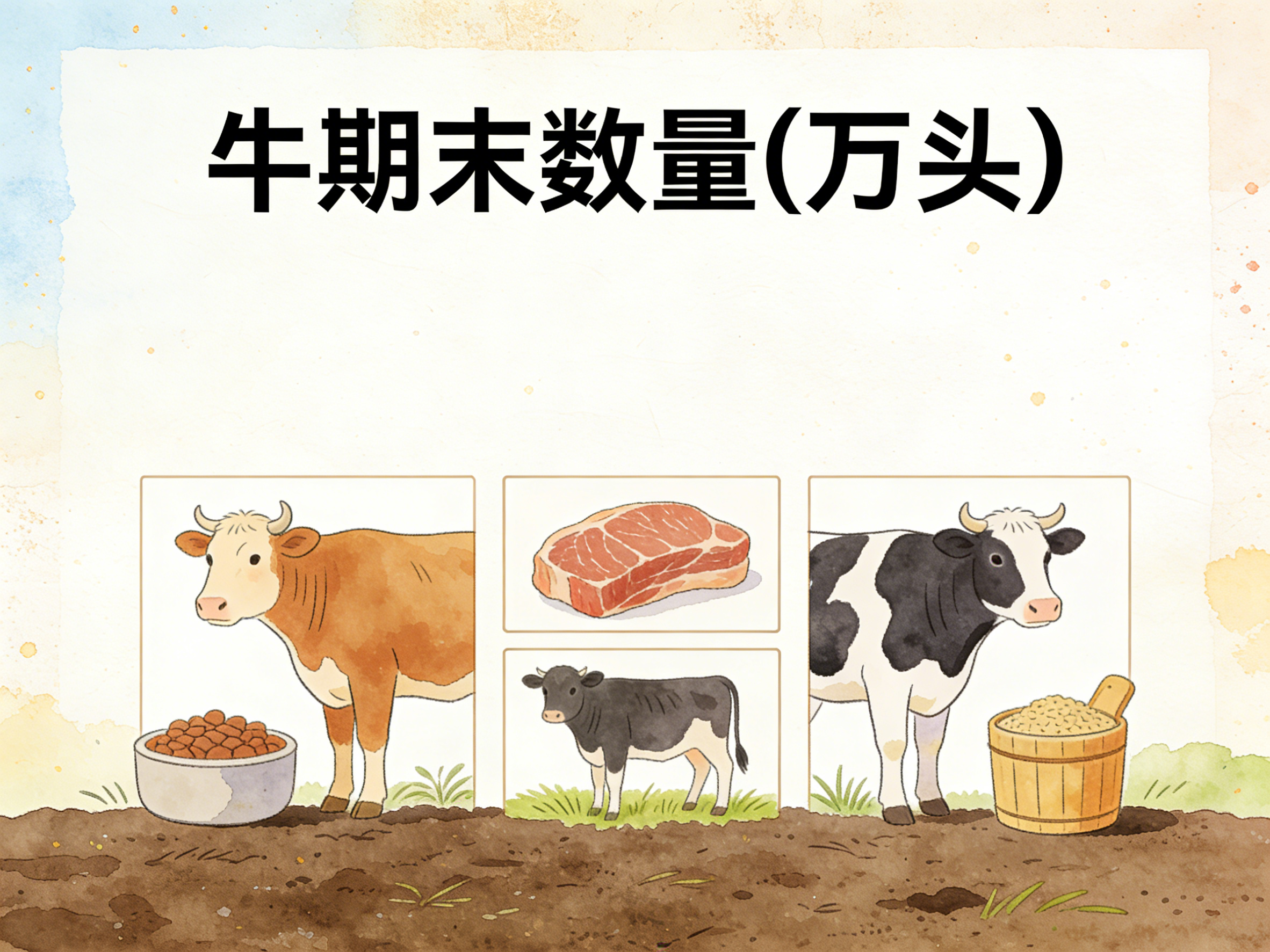 1980年-2024年中国牛期末数量数据集