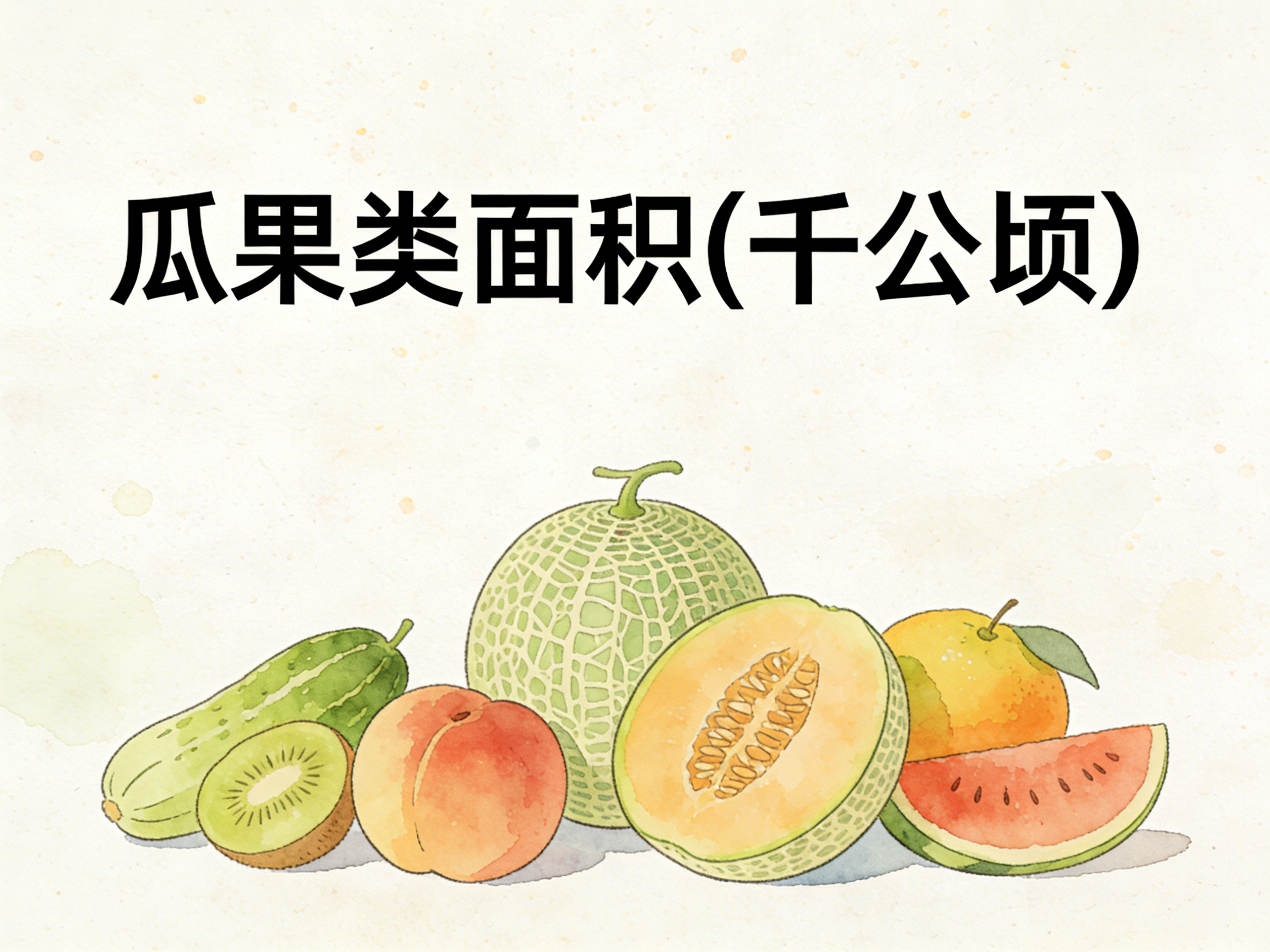 1978年-2022年中国瓜果类面积数据集