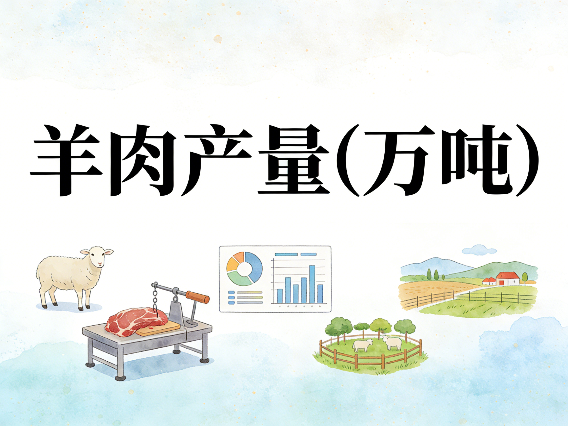 1980年-2024年中国羊肉产量数据集