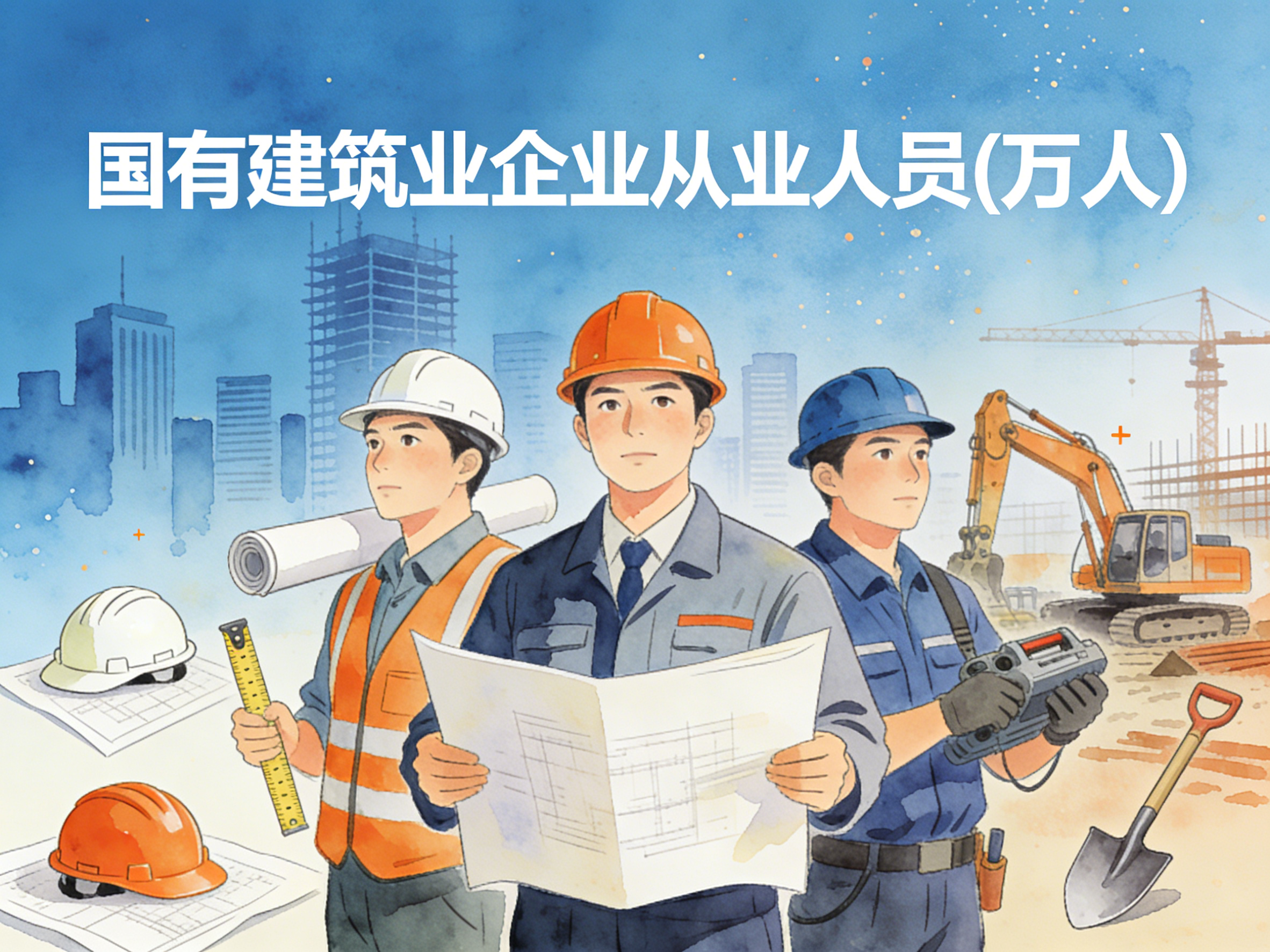 1978年-2022年中国国有建筑业企业从业人员数据集