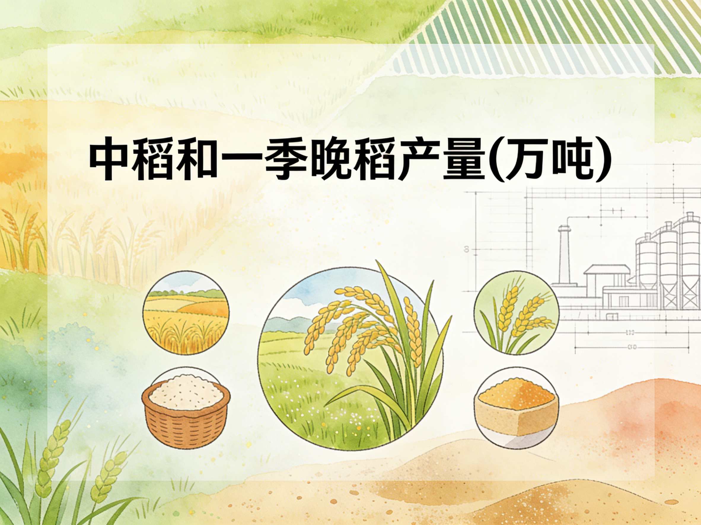 1980年-2022年中国中稻和一季晚稻产量数据集