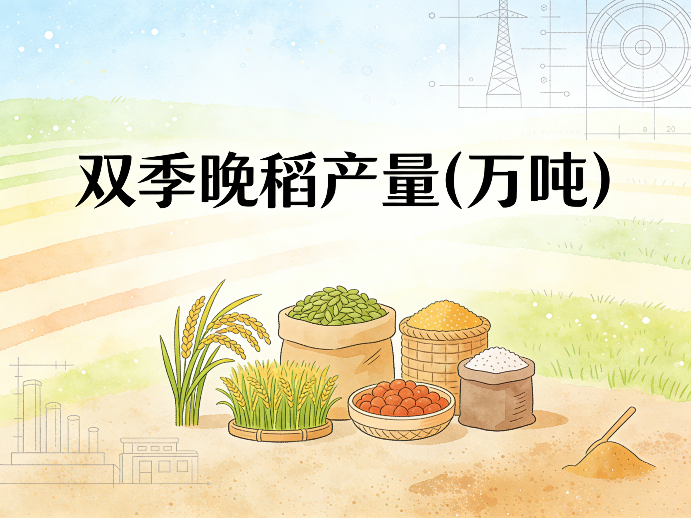 1980年-2022年中国双季晚稻产量数据集