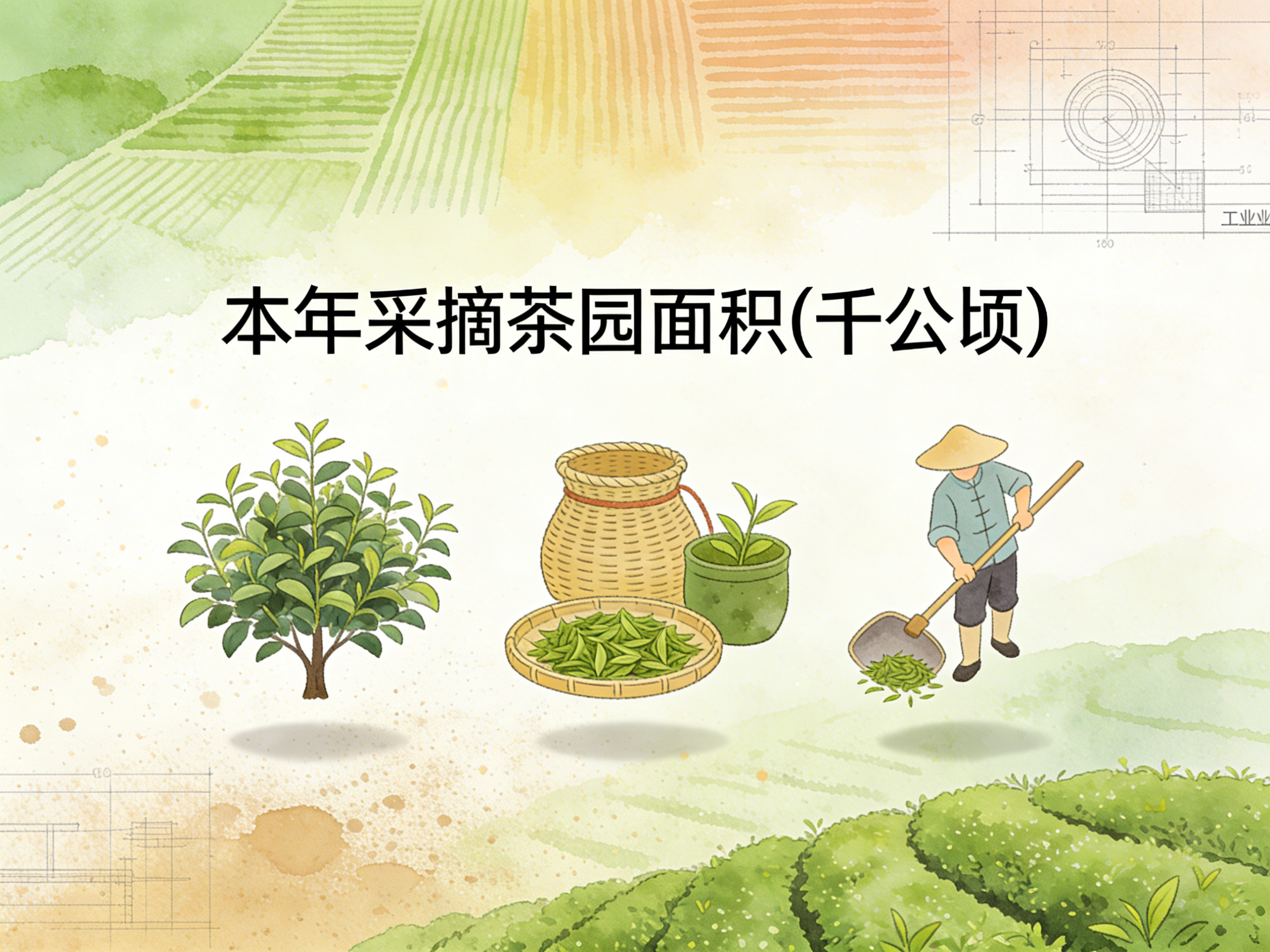 1980年-2022年中国本年采摘茶园面积数据集