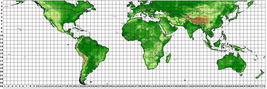 全球90米分辨率DEM数据（SRTM）