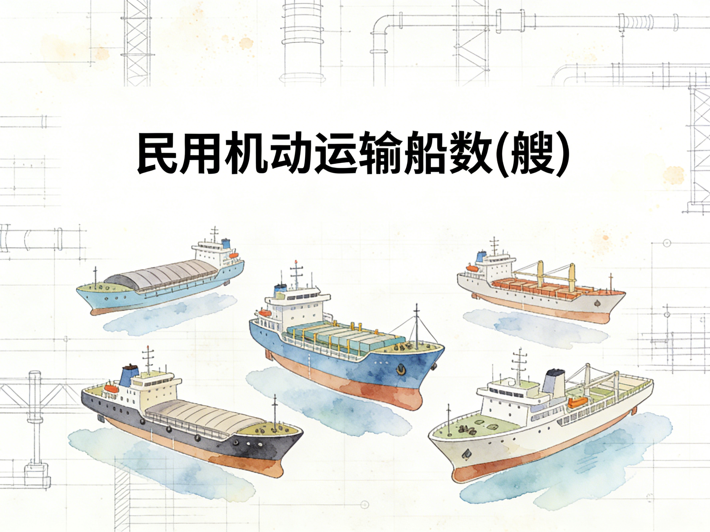 1982年-2024年中国民用机动运输船数数据集