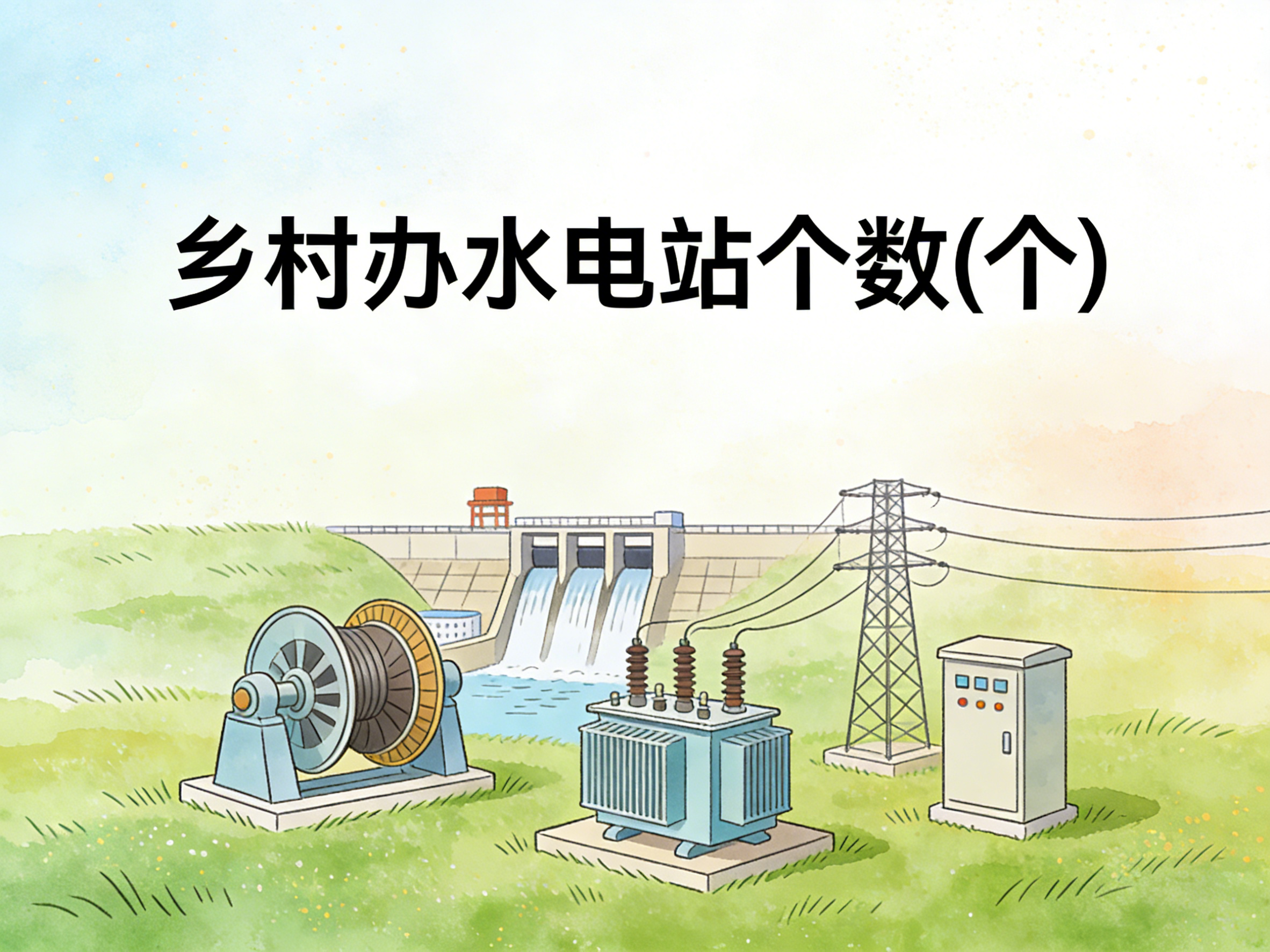 1978年-2019年中国乡村办水电站个数数据集
