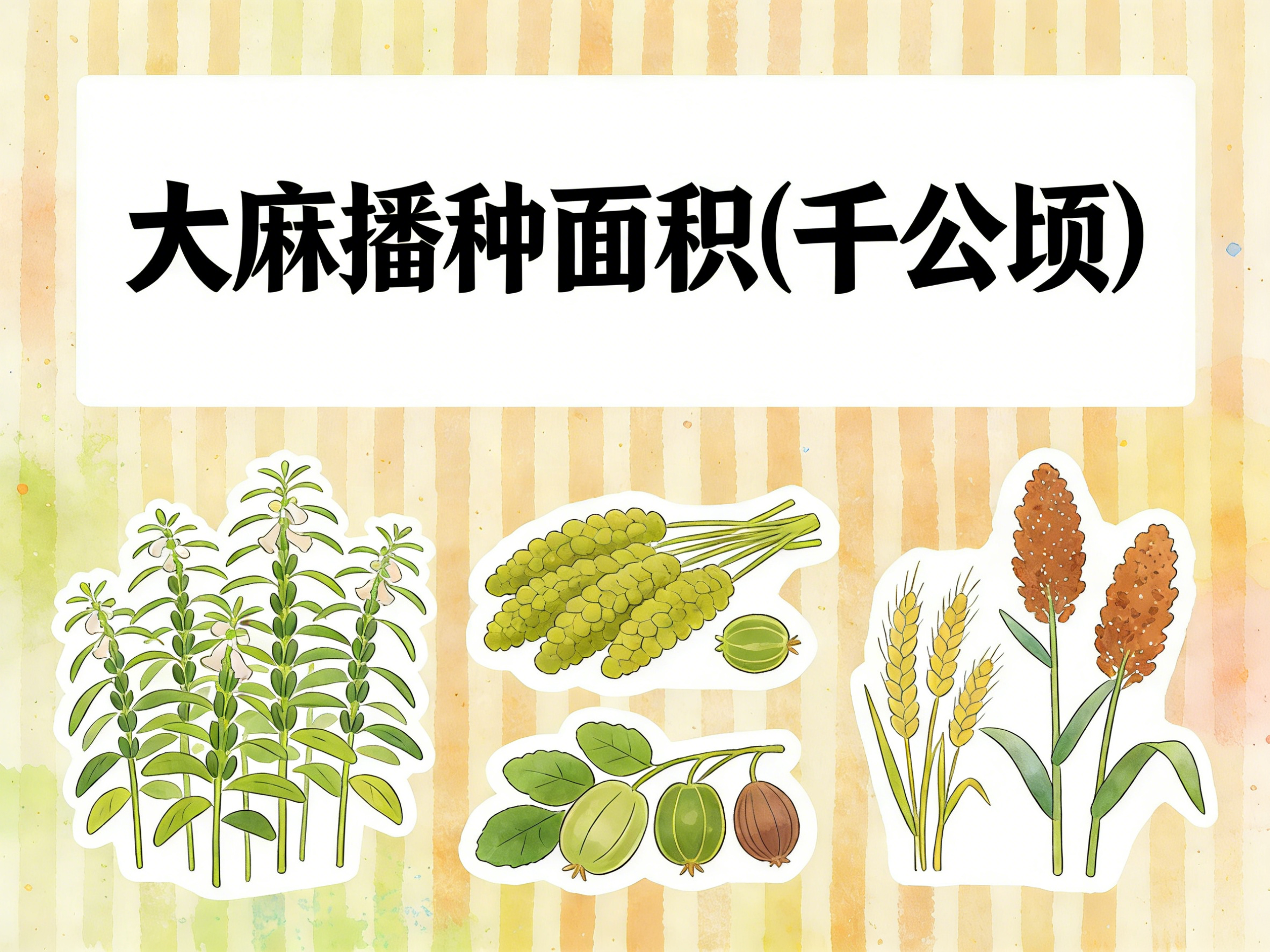 1978年-2018年中国大麻播种面积数据集