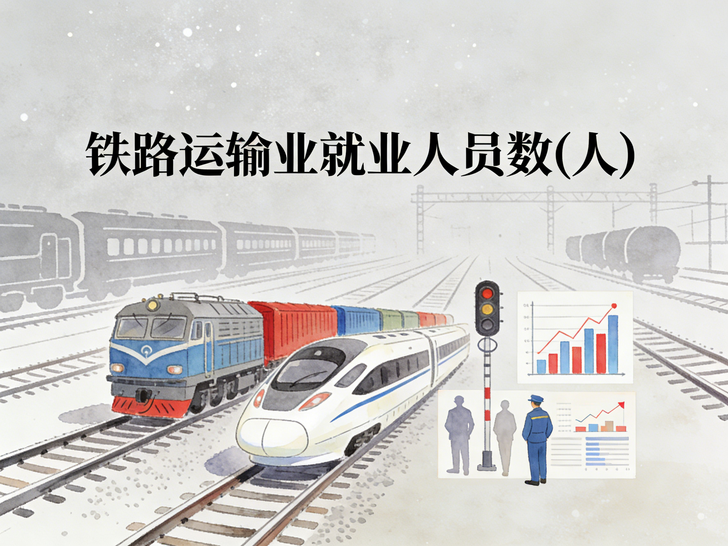 1985-2023年中国铁路运输业就业人员数数据集