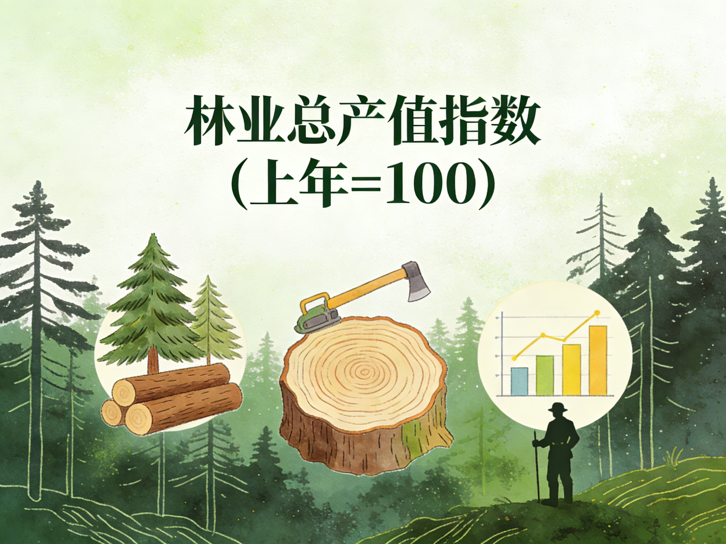 1987-2024年中国林业总产值指数数据集