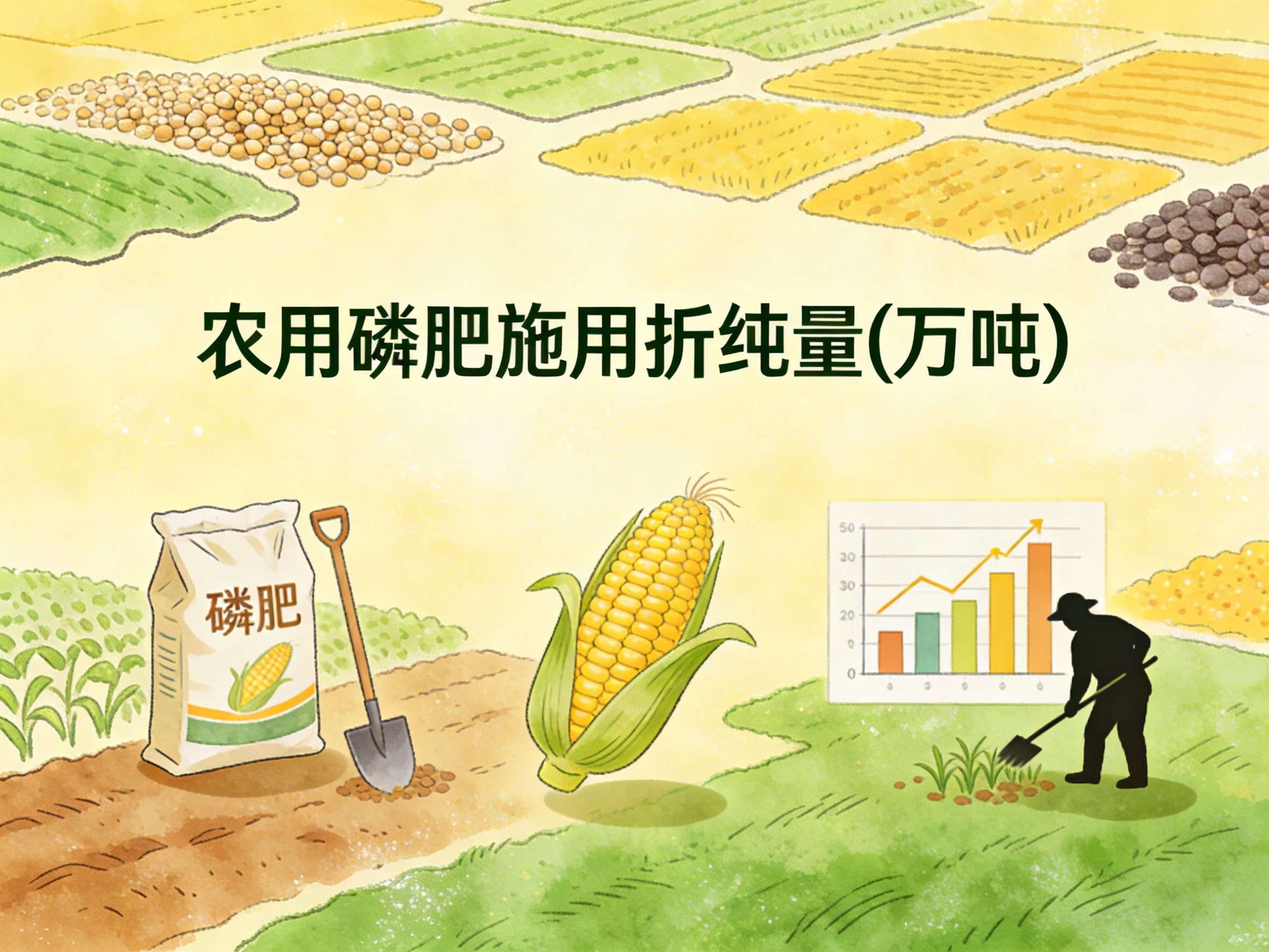 1987-2024年中国农用磷肥施用折纯量数据集