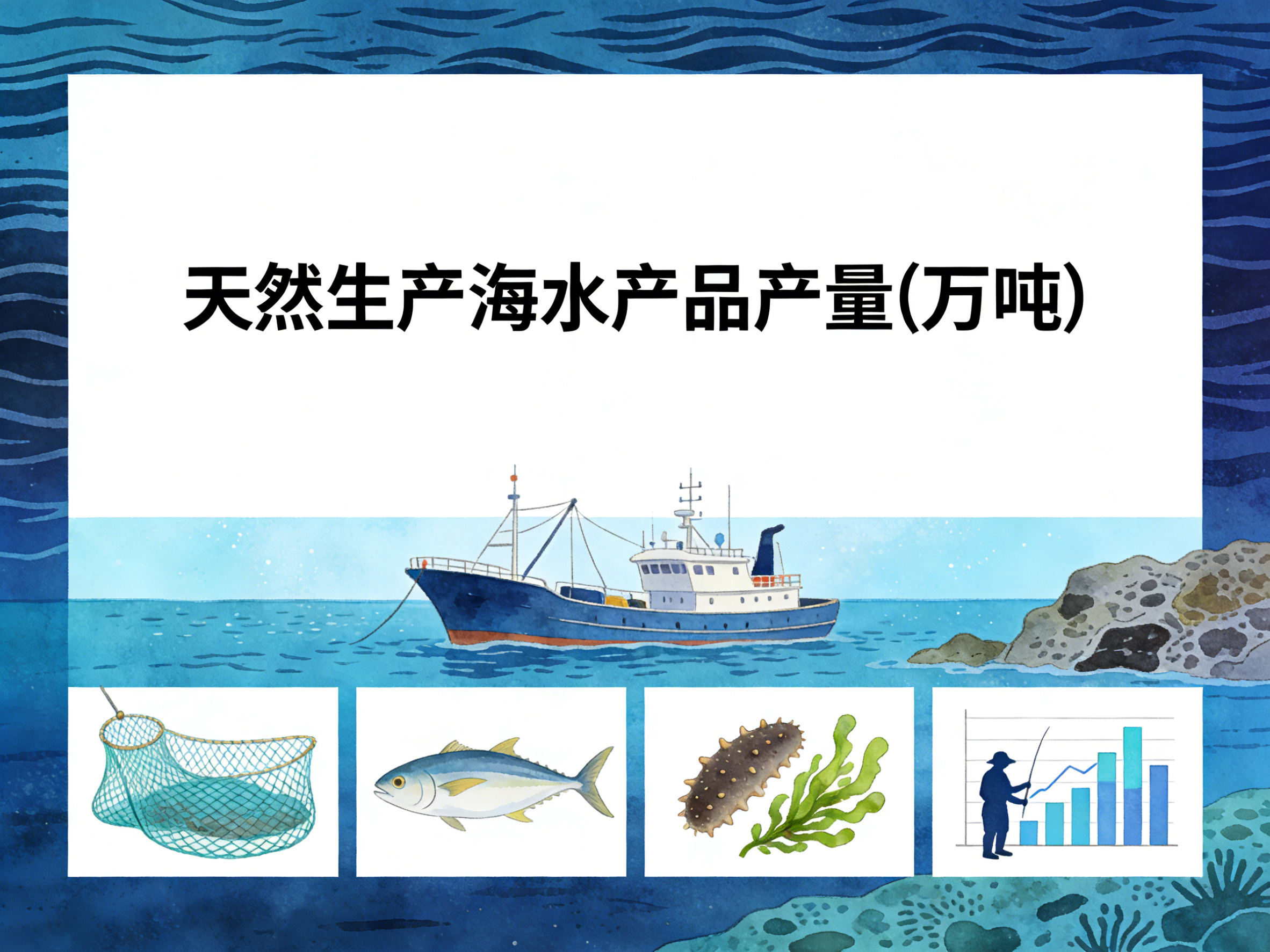 1987-2024年中国天然生产海水产品产量数据集