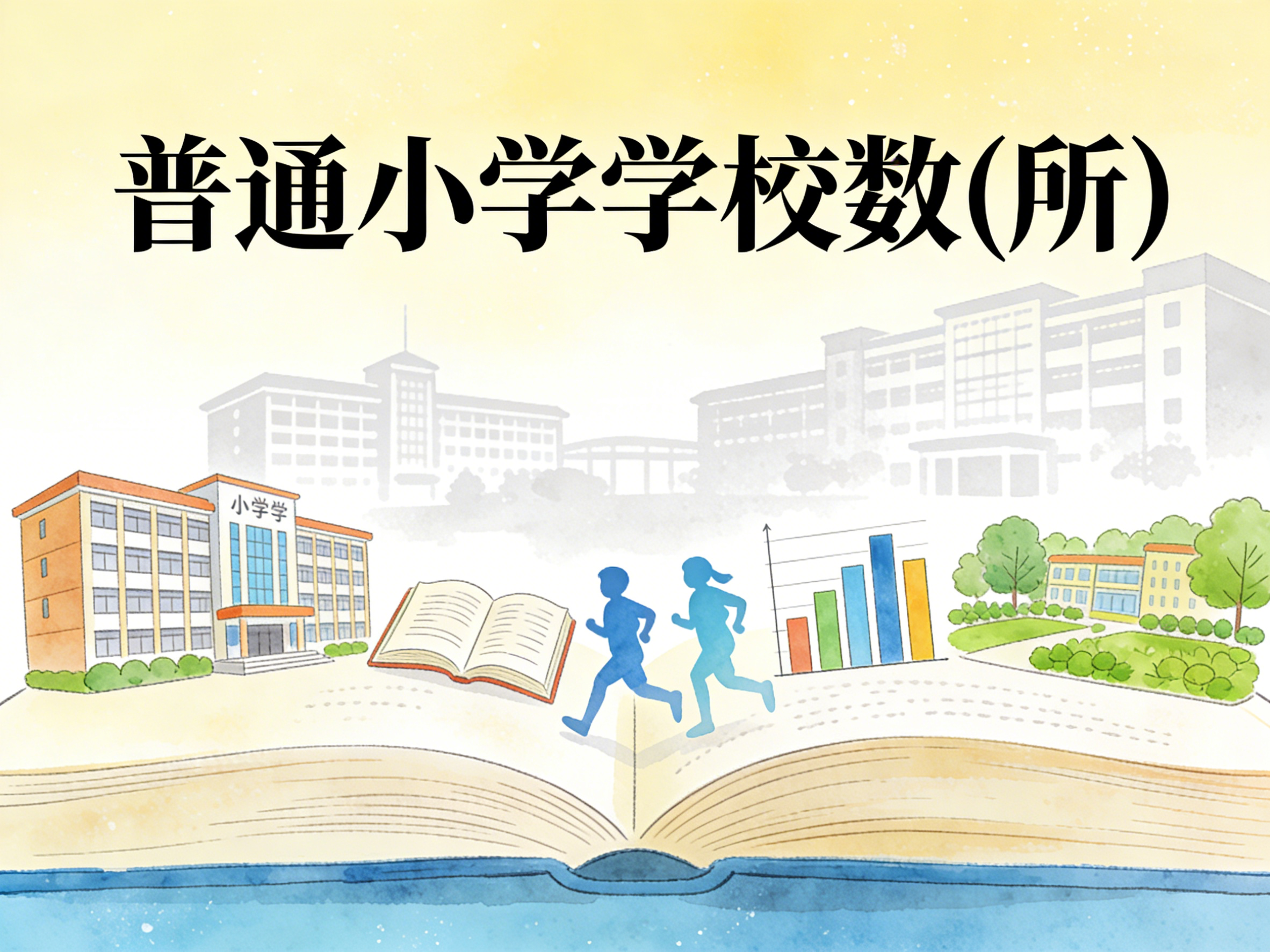 1987-2024年中国普通小学学校数数据集