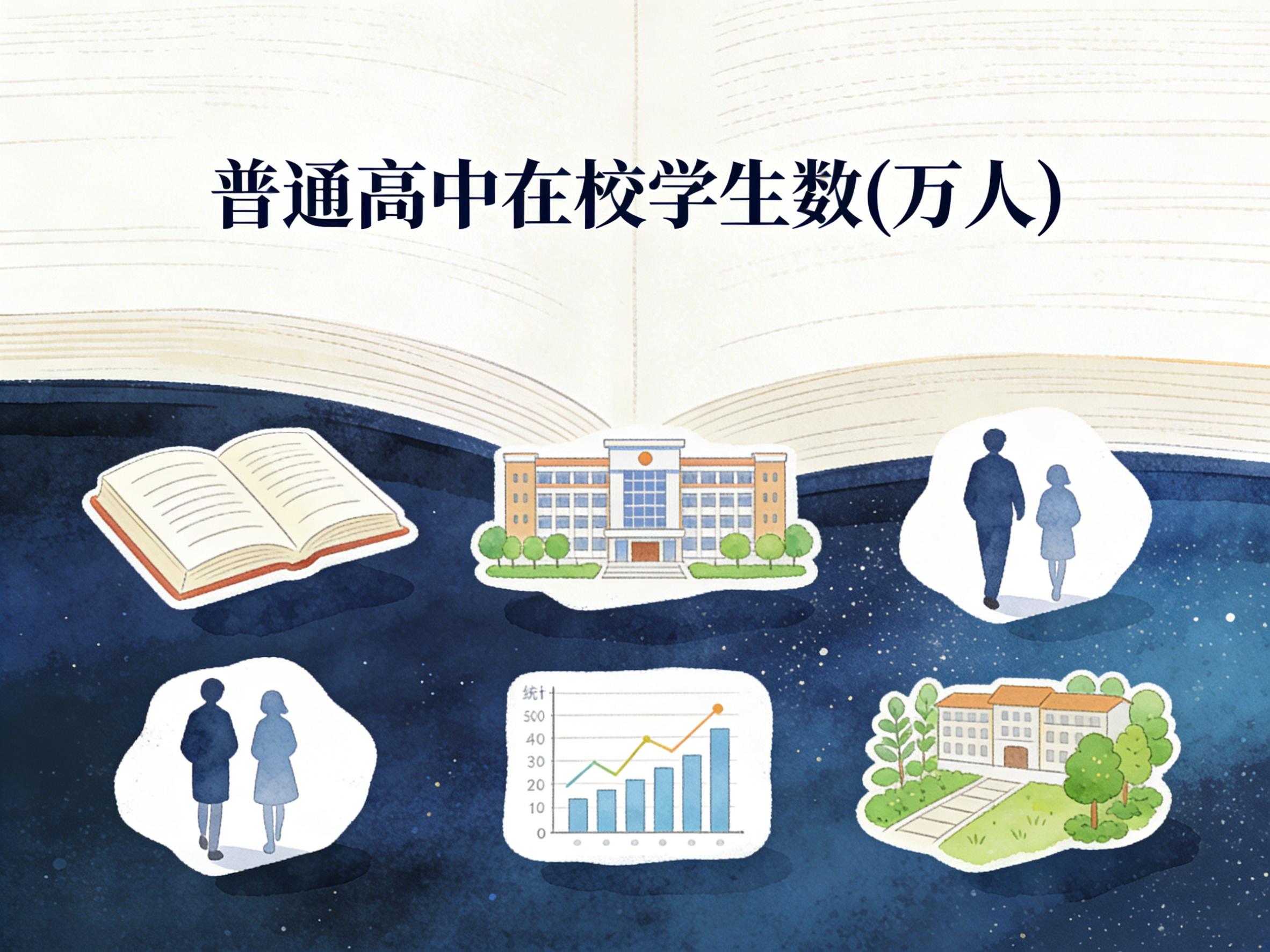 1987-2024年中国普通高中在校学生数数据集