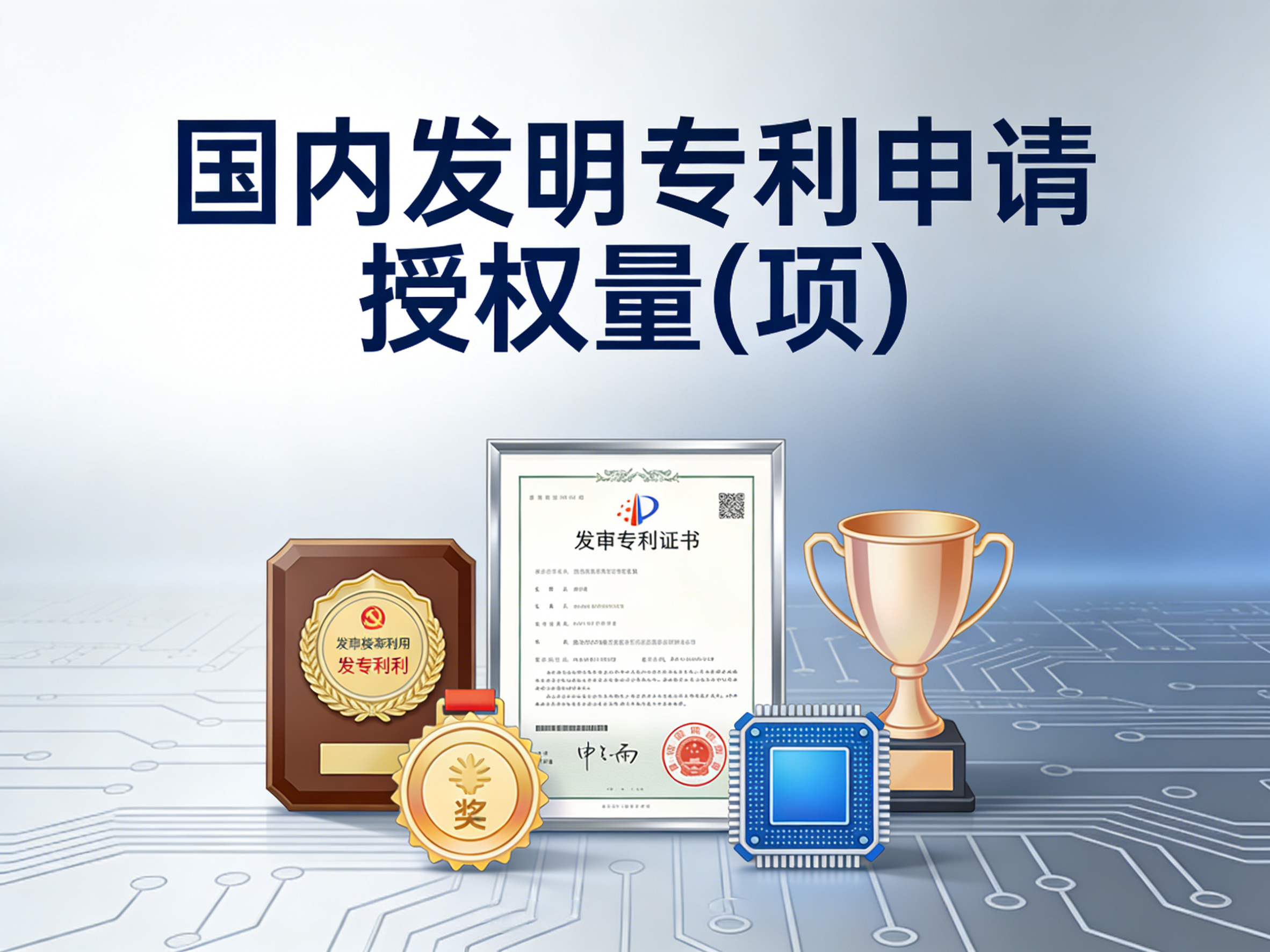 1987-2024年中国国内发明专利申请授权量数据集