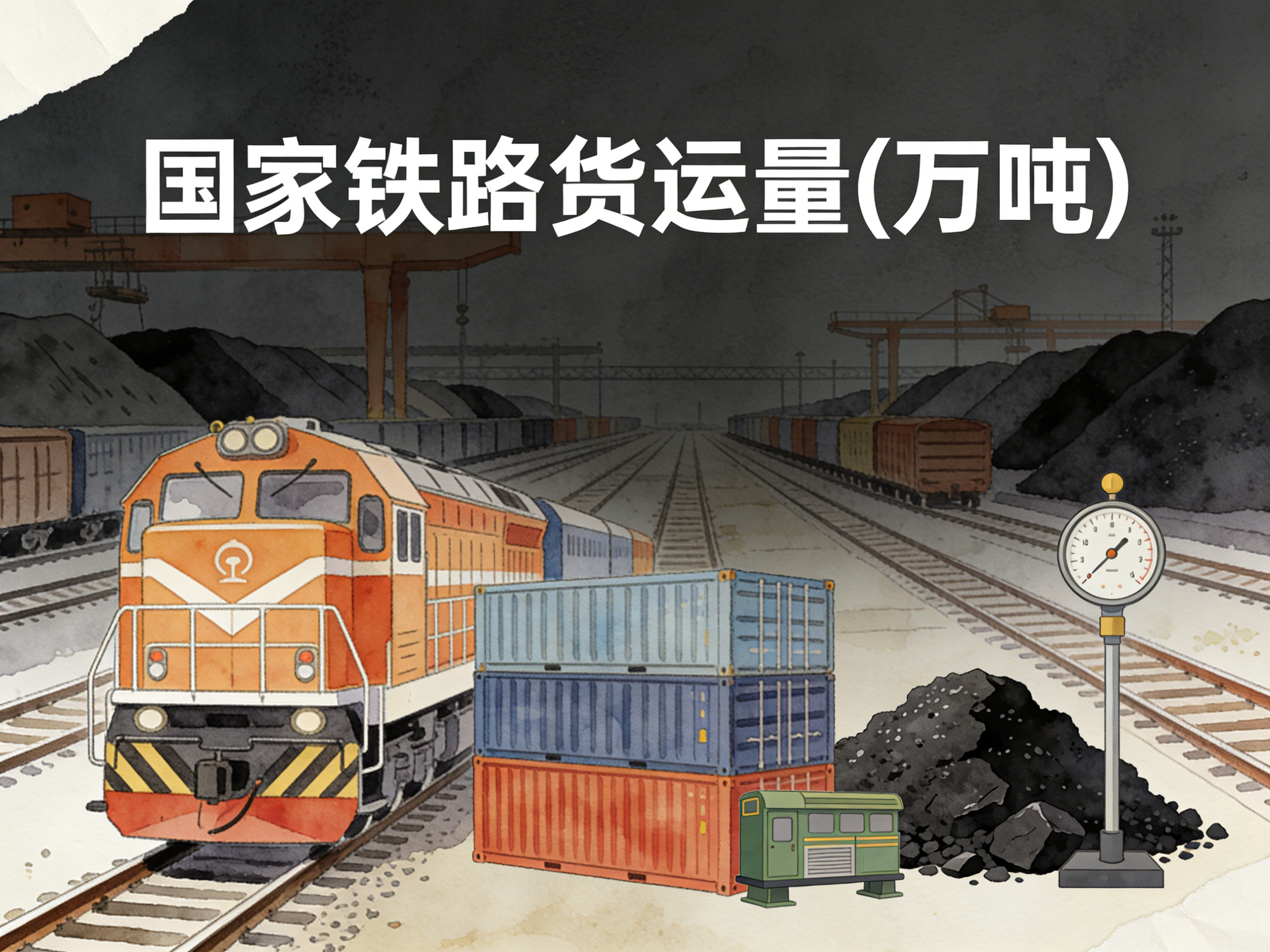 1979-2014年中国国家铁路货运量数据集