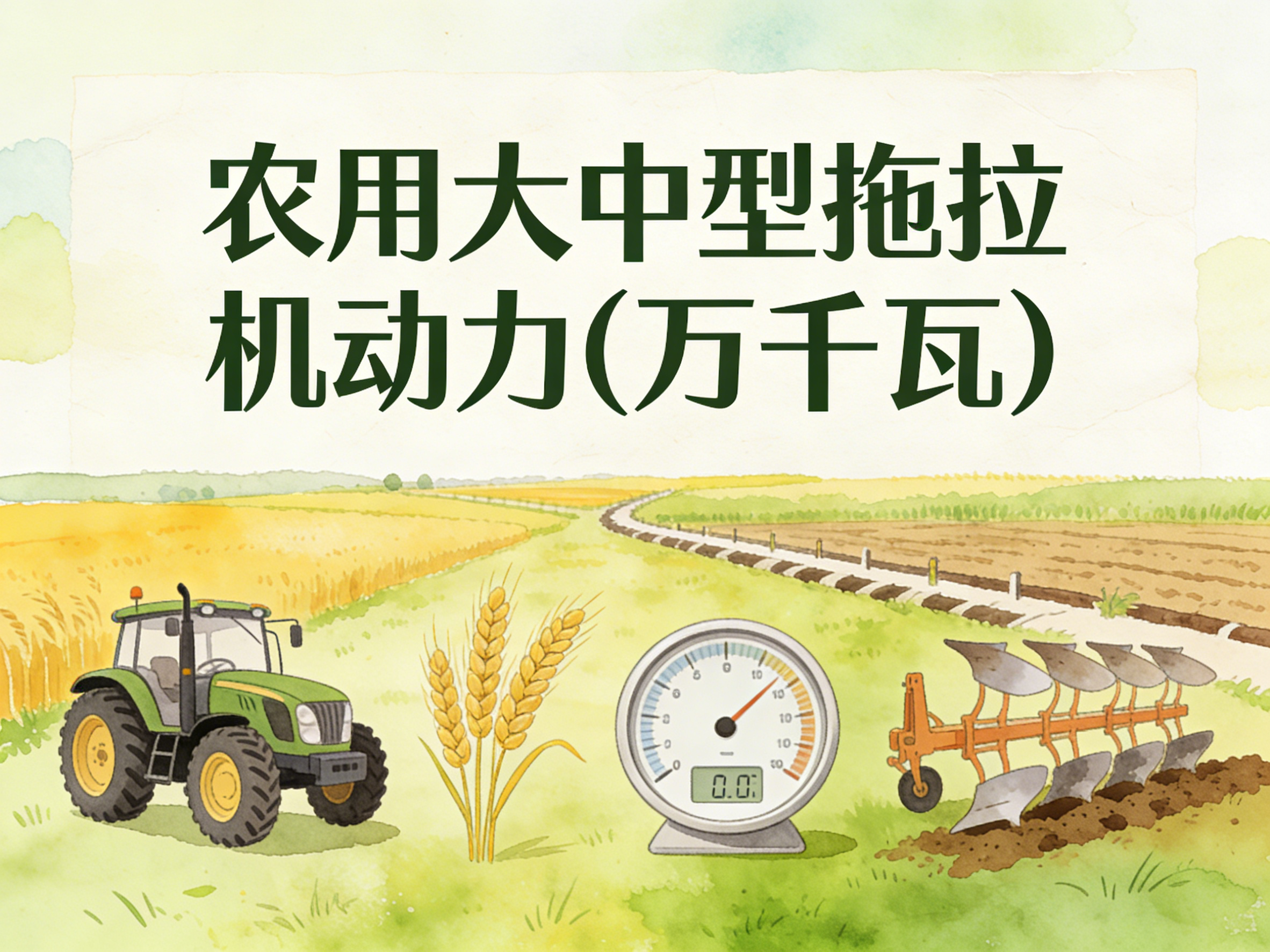 1978-2012年中国农用大中型拖拉机动力数据集