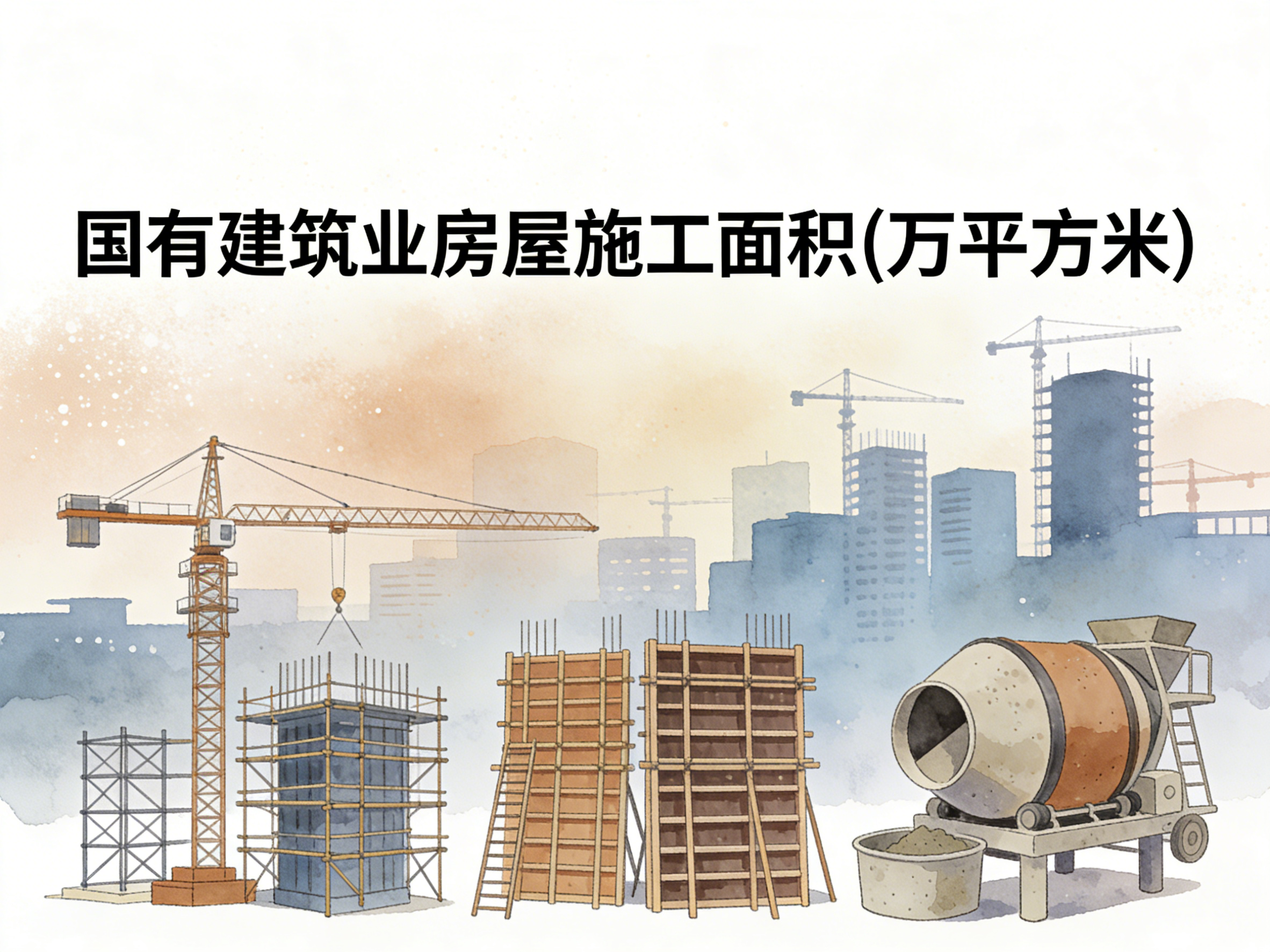 1989-2022年中国国有建筑业房屋施工面积数据集