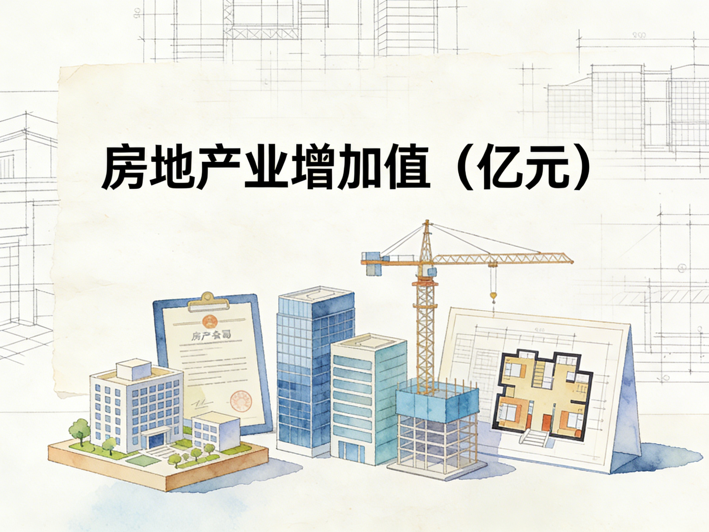 1992-2024年中国房地产业增加值数据集