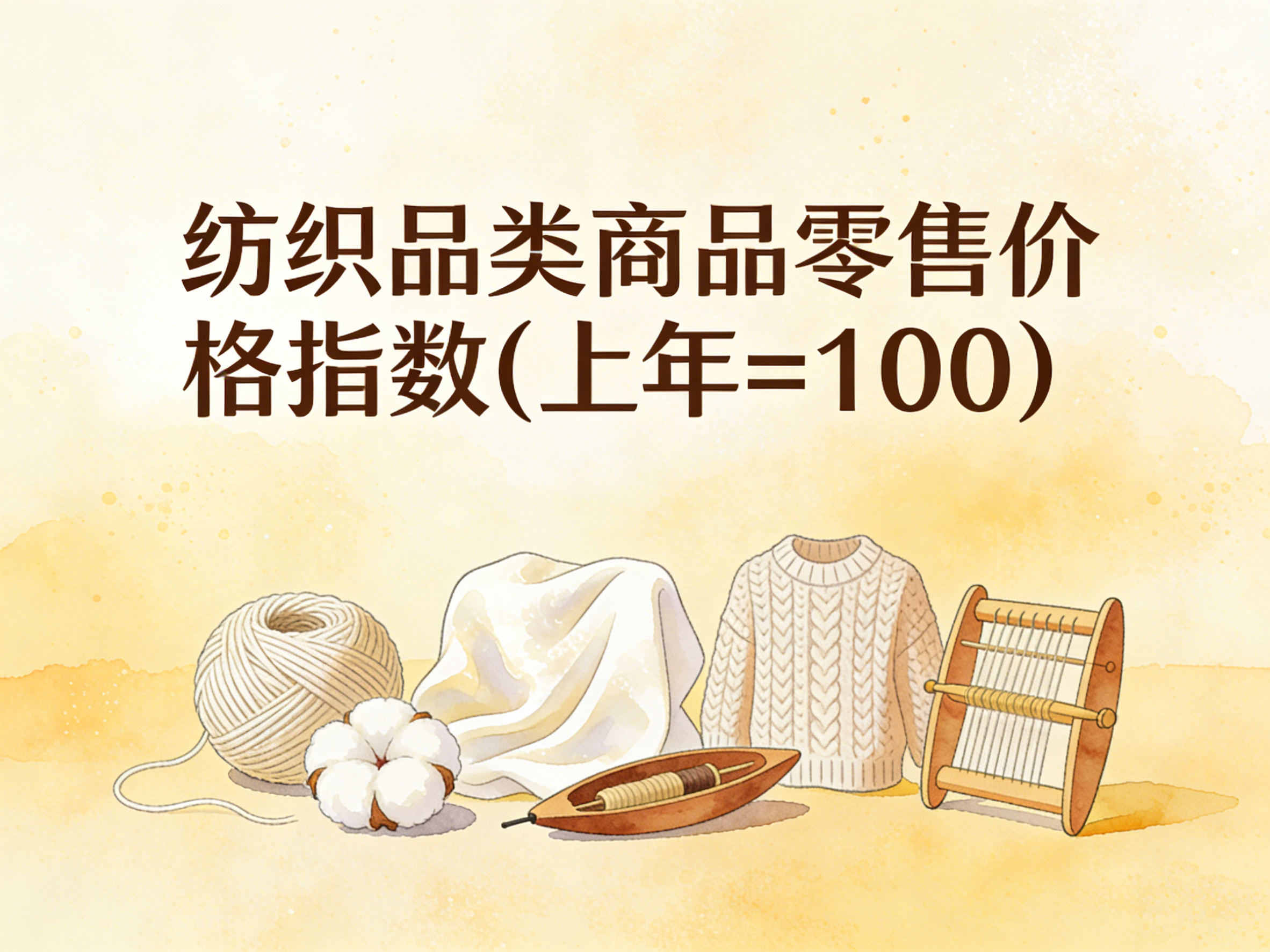 1994-2022年中国纺织品类商品零售价格指数数据集